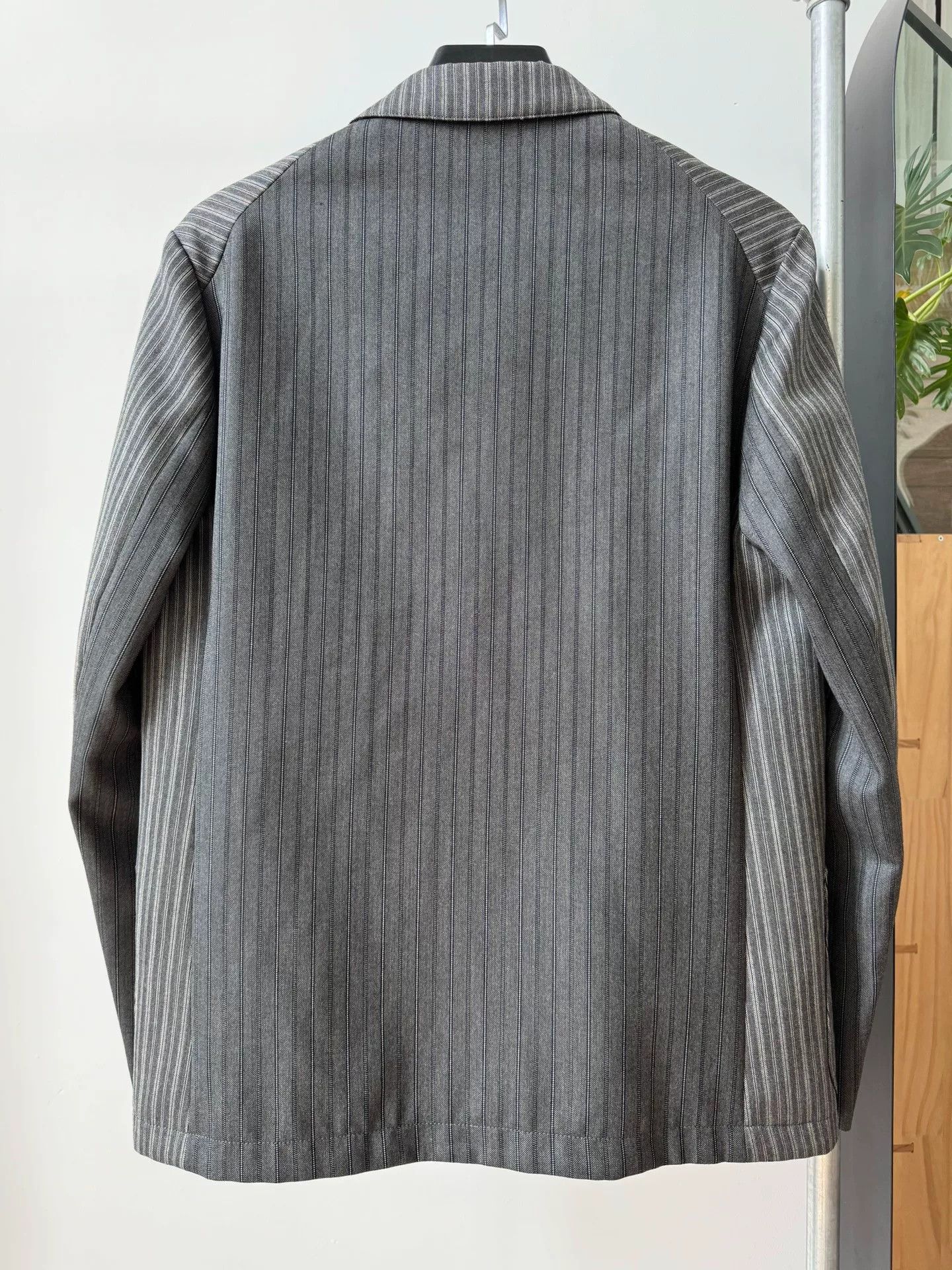 Loewe LOEWE Gray Wool Casual Blazer Size US M / EU 48-50 / 2 - 2 Thumbnail