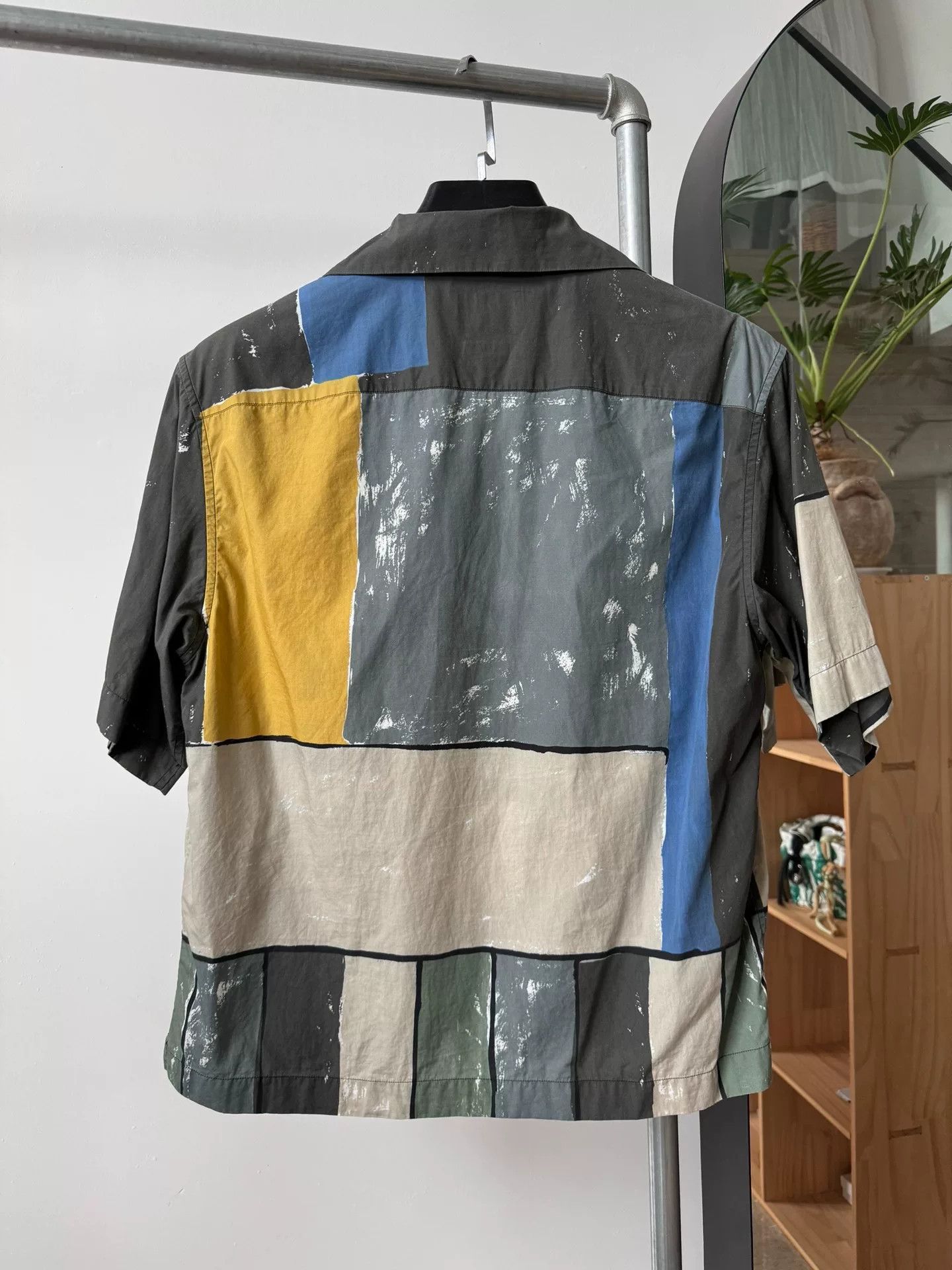 Prada PRADA SS16 Oil Painting Short Sleeve Shirt Size US M / EU 48-50 / 2 - 2 Thumbnail