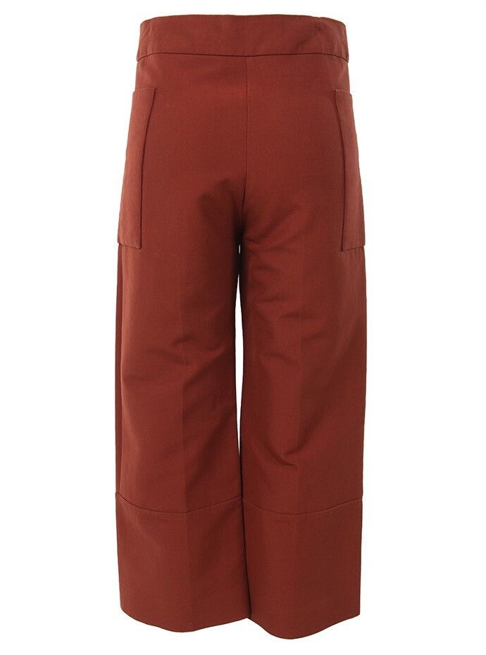 Marni Marni Burgundy Pocket Casual Pants Size 38" / US 16 / IT 52 - 2 Thumbnail