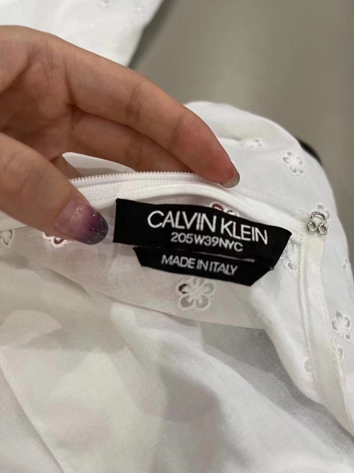 Calvin Klein 205W39NYC Calvin Klein Floral Two-in-One Dress Size S / US 4 / IT 40 - 3 Thumbnail