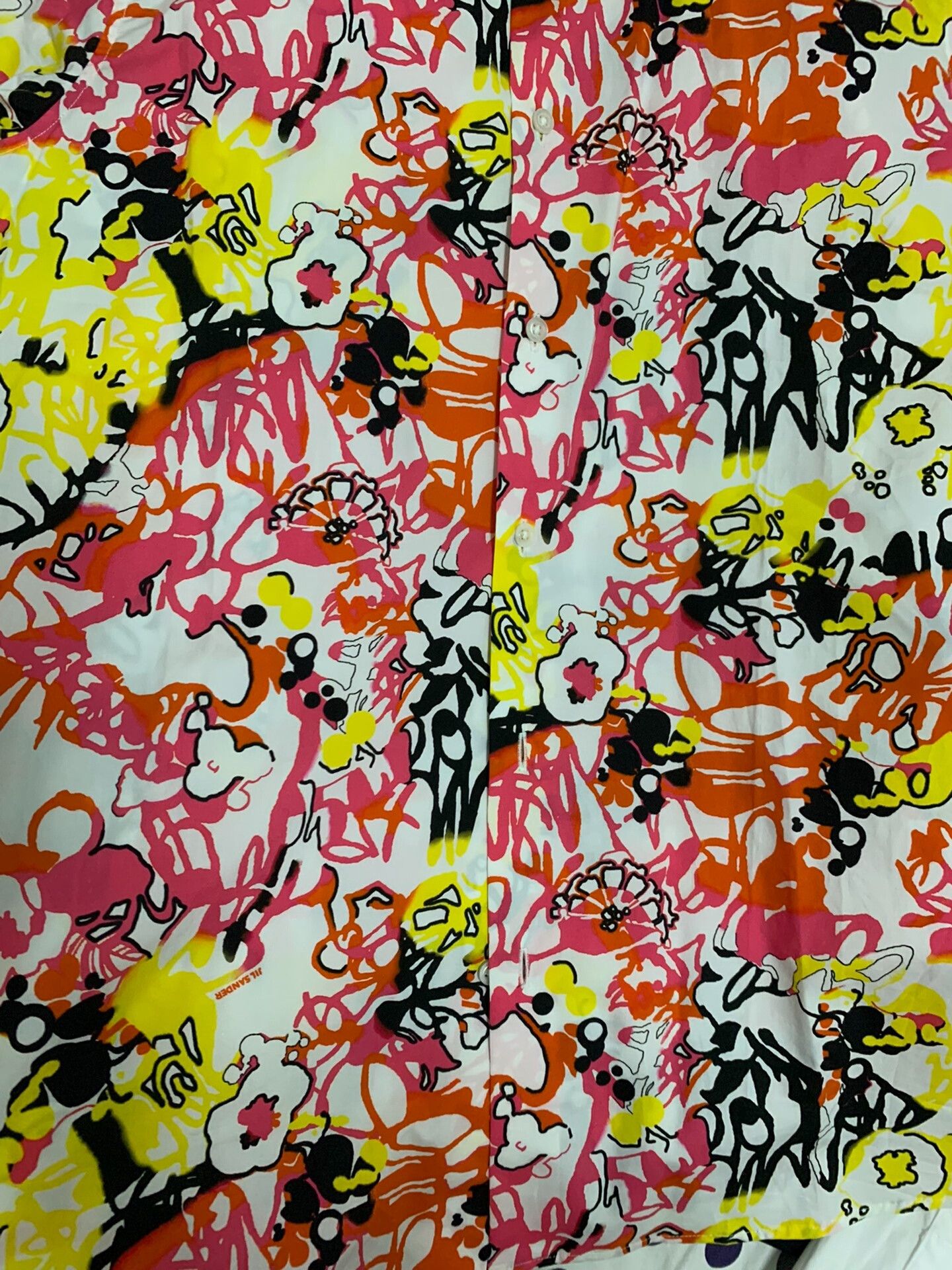 Jil Sander JIL SANDER SS13 Artist Collaboration Shirt Size US XXS / EU 40 - 2 Thumbnail