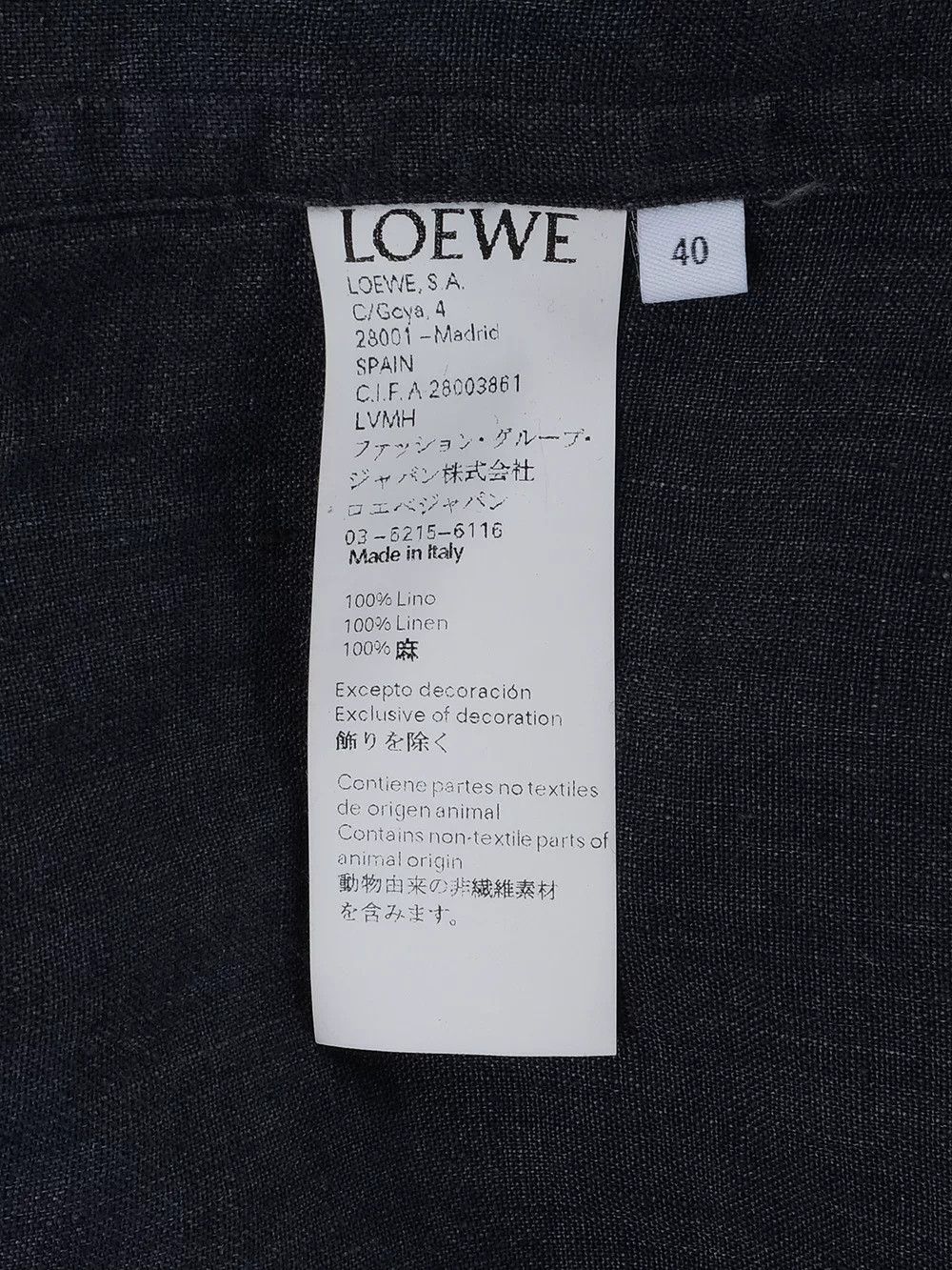 Loewe LOEWE Denim Long Coat with Charms Size US XXS / EU 40 - 7 Thumbnail