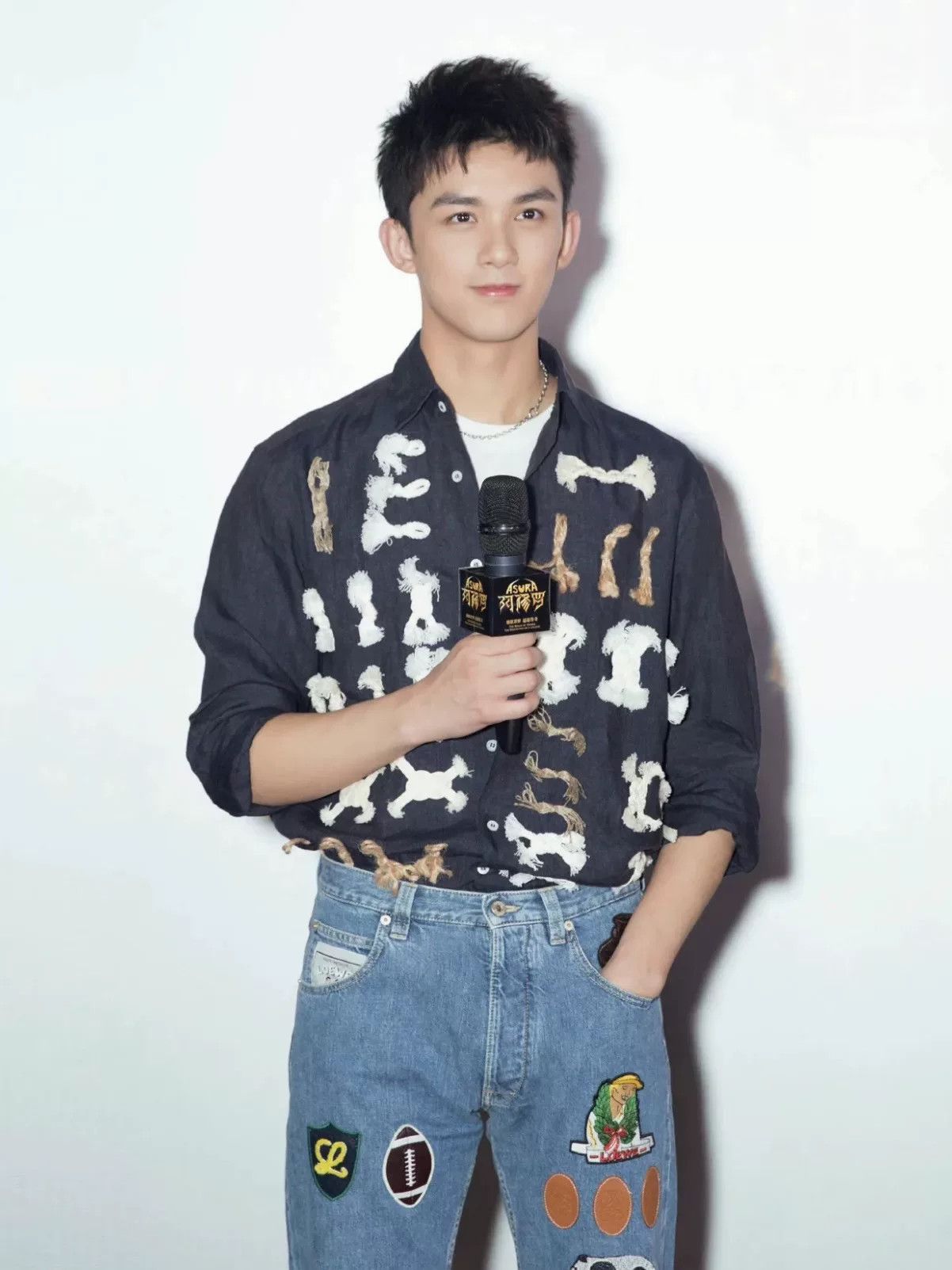 Loewe LOEWE Denim Long Coat with Charms Size US XXS / EU 40 - 2 Thumbnail