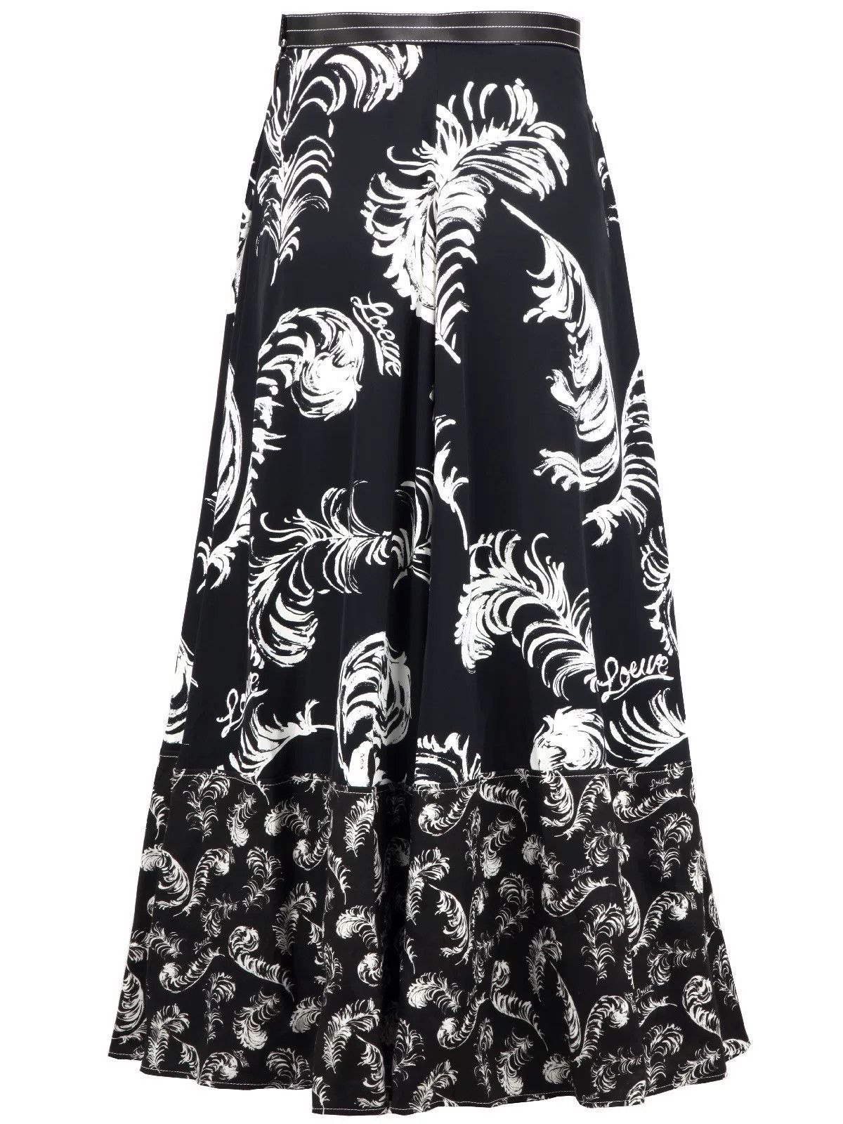 Loewe LOEWE Floral Print A-Line Skirt Size 34" / US 12 / IT 48 - 2 Thumbnail