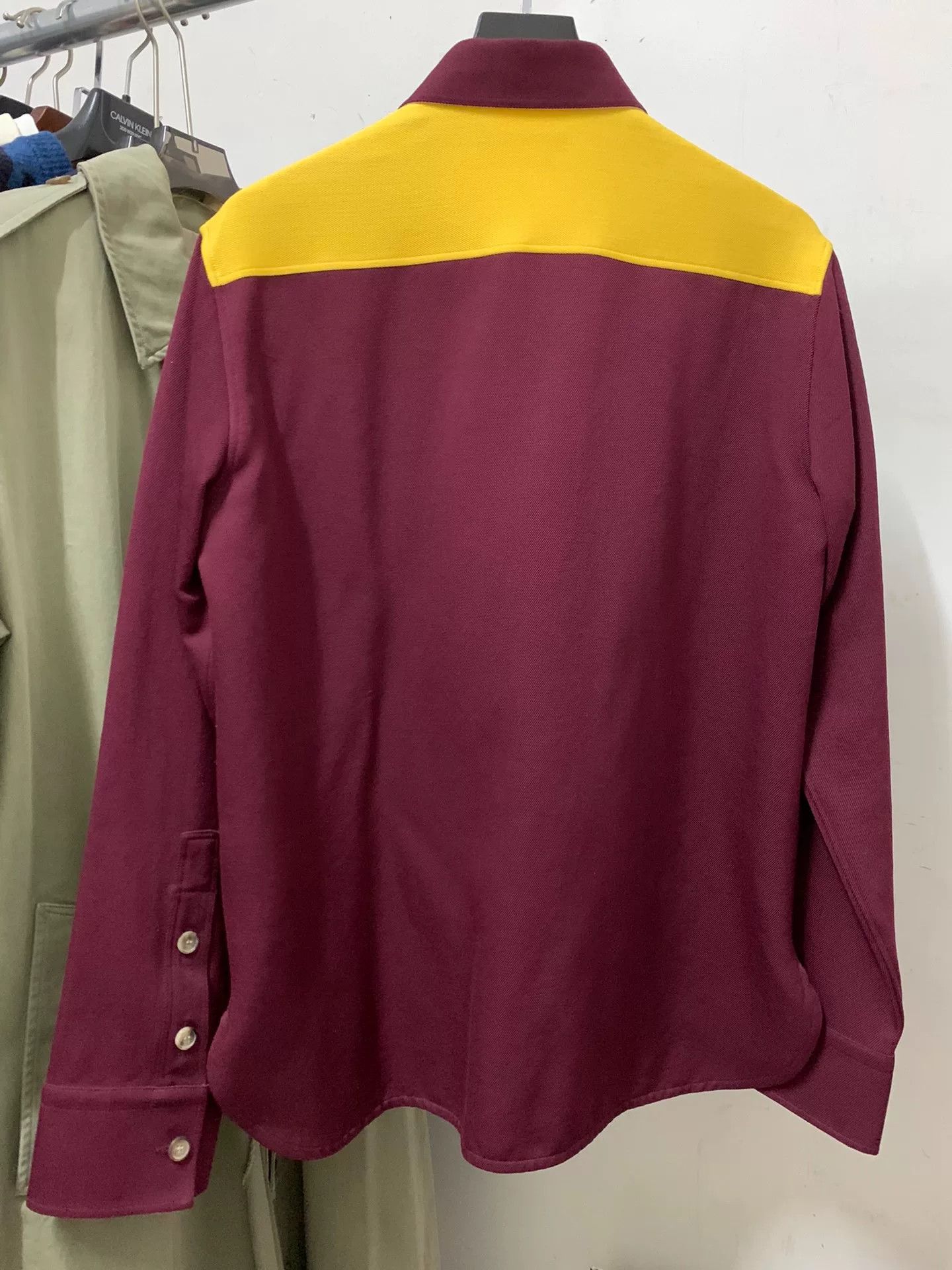 Calvin Klein 205W39NYC Calvin Klein Color Block Wool Shirt Jacket Size US M / EU 48-50 / 2 - 3 Thumbnail