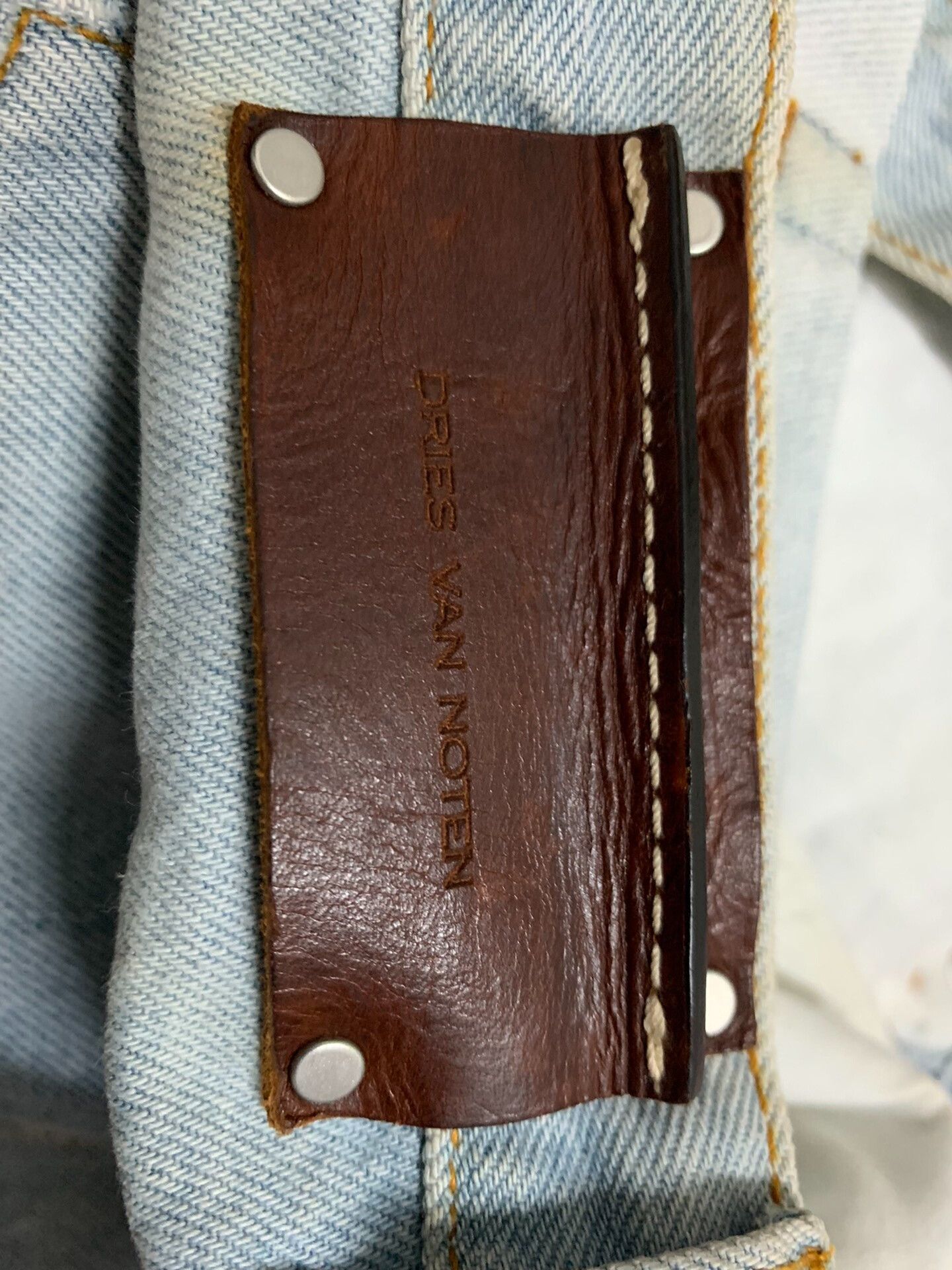 Dries Van Noten Dries Van Noten Vintage Wash Jeans Size US 31 - 7 Thumbnail
