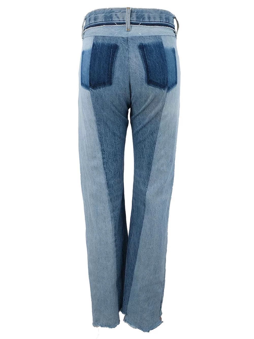 Maison Margiela Maison Margiela Patchwork Denim Pants Size US 38 / EU 54 - 2 Thumbnail