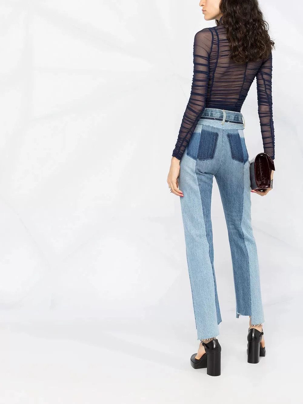Maison Margiela Maison Margiela Patchwork Denim Pants Size US 38 / EU 54 - 4 Thumbnail