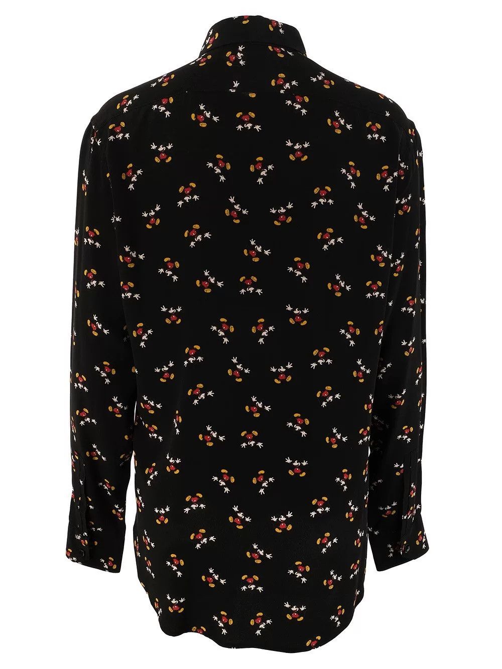 Yves Saint Laurent Saint Laurent Silk Mickey Mouse Shirt Size S / US 4 / IT 40 - 2 Thumbnail