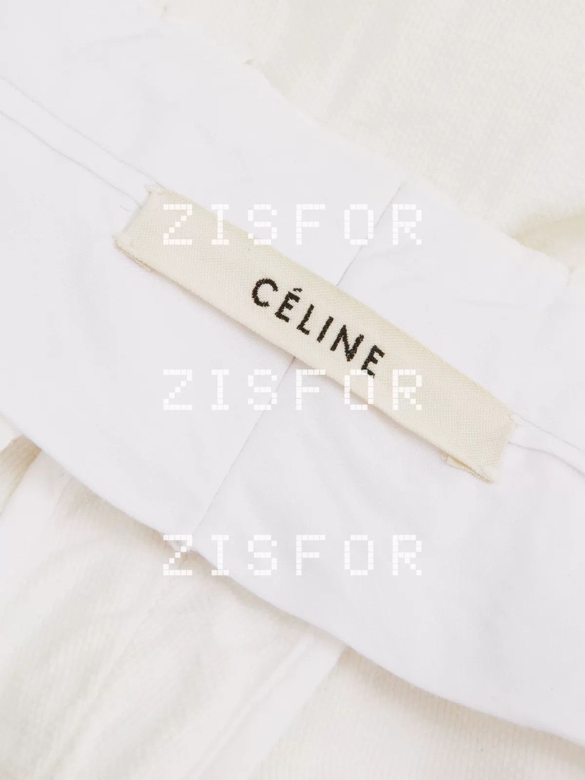 Celine Old Celine Linen Wide-Leg Trousers Size 34" / US 12 / IT 48 - 6 Thumbnail