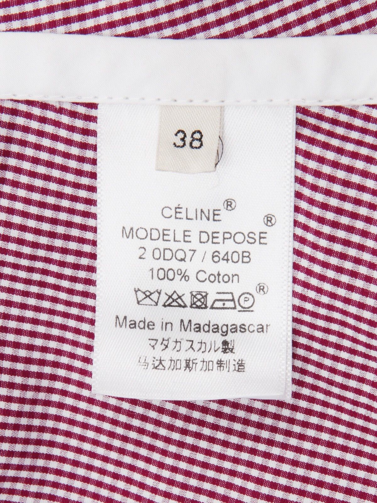 Celine Pink Checkered Dress from Old Celine Size S / US 4 / IT 40 - 8 Thumbnail