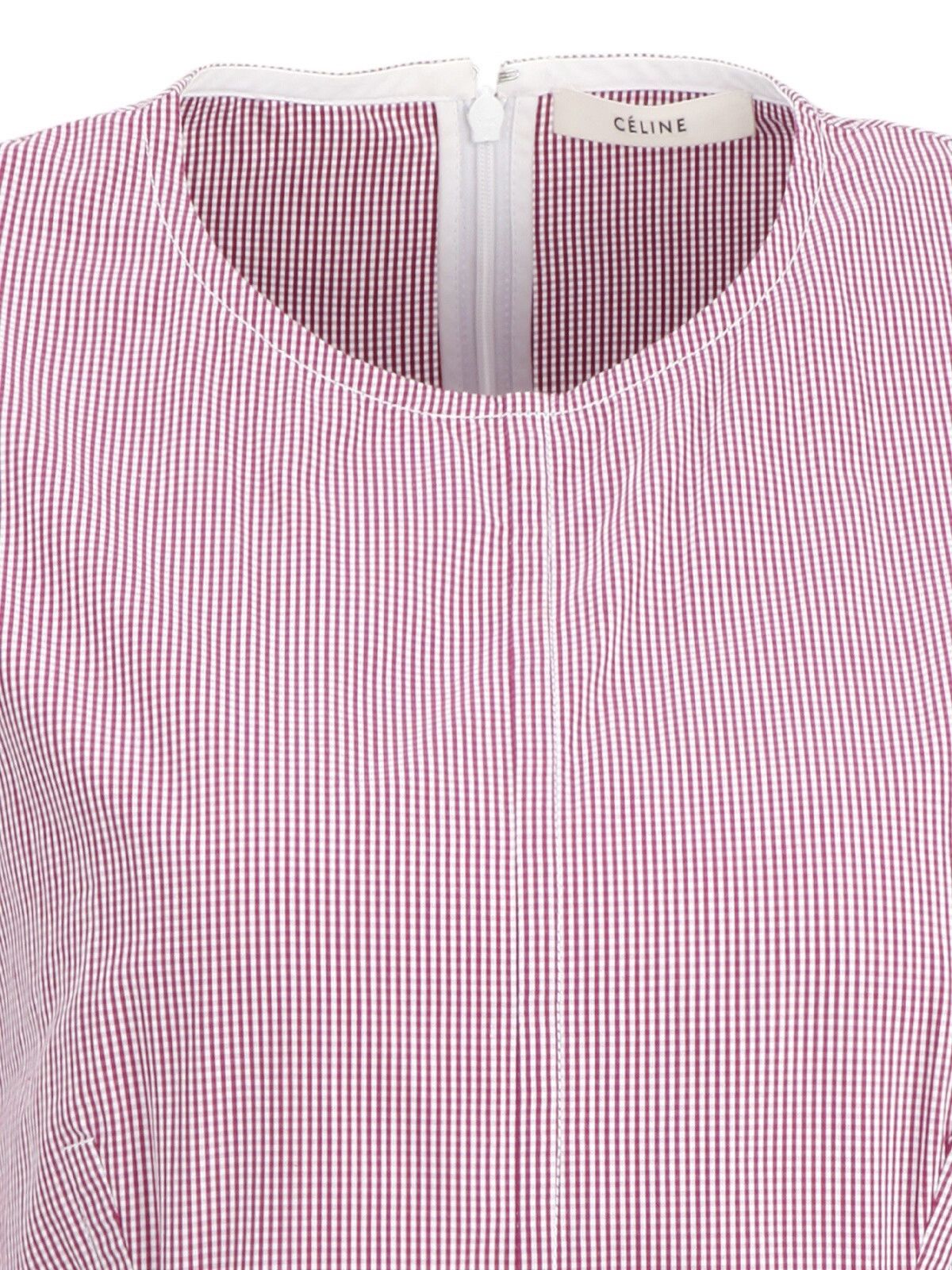 Celine Pink Checkered Dress from Old Celine Size S / US 4 / IT 40 - 3 Thumbnail