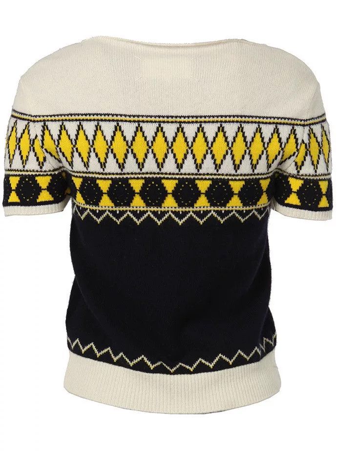 Maison Margiela Maison Margiela Knit Sweater with Patterns Size M / US 6-8 / IT 42-44 - 2 Thumbnail