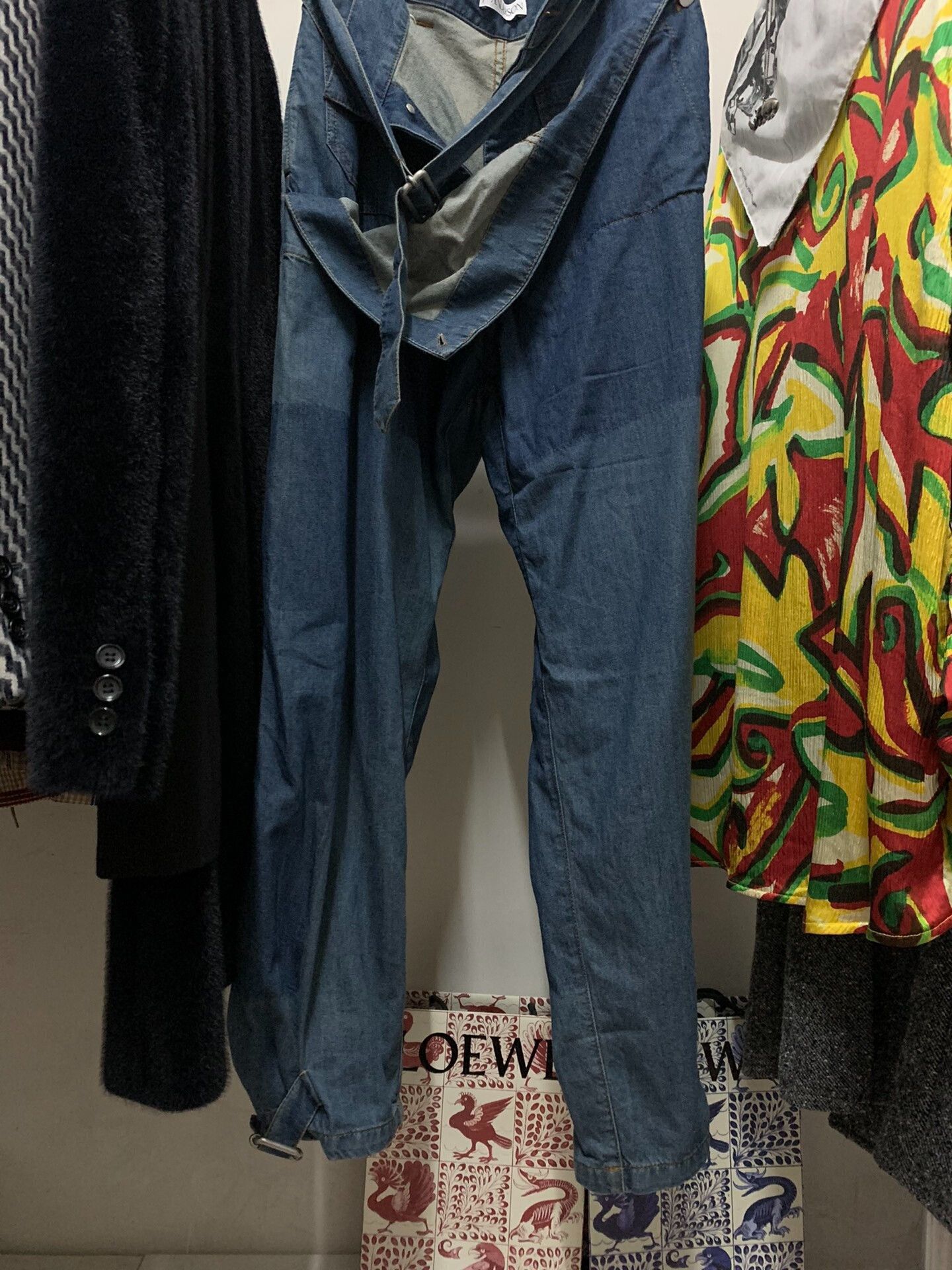 JW Anderson JW Anderson Stylish Lace-Up Denim Pants Size 40" / US 18 - 2 Thumbnail