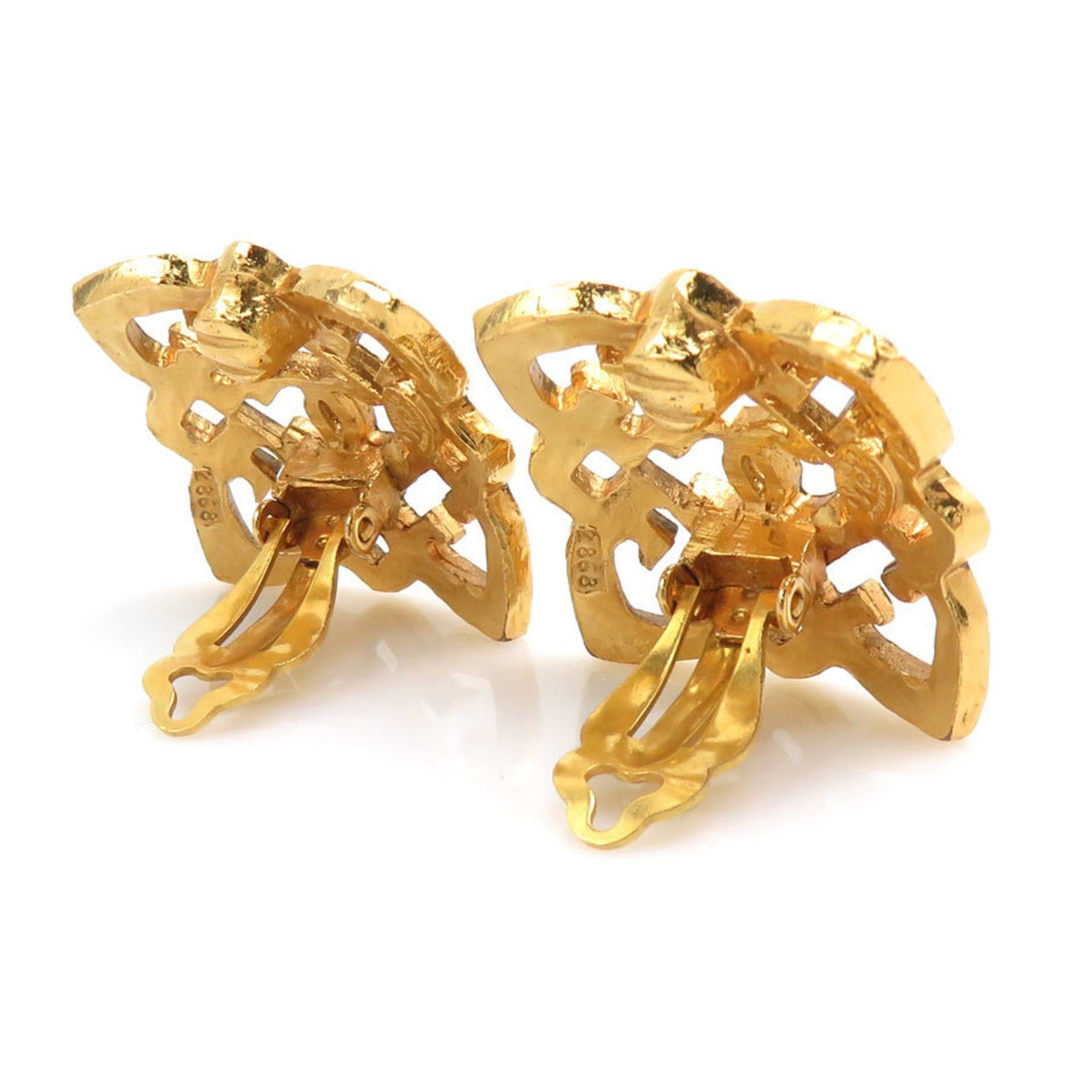Chanel CHANEL Coco Mark Metal Gold Earrings for Women e61341a Size ONE SIZE - 3 Thumbnail