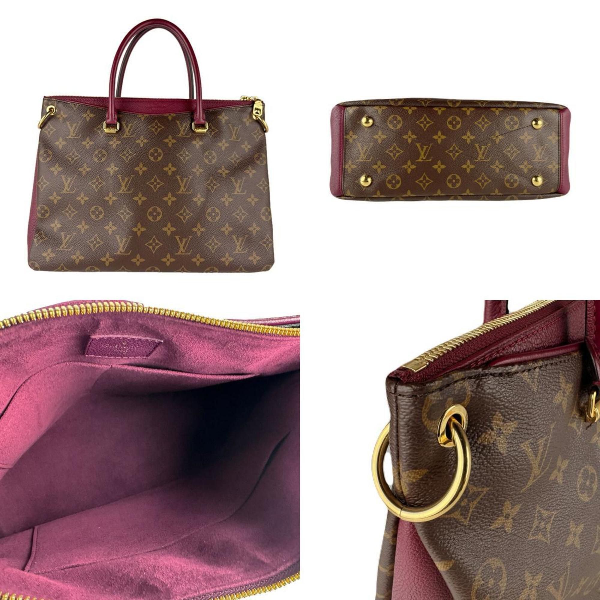 Louis Vuitton Louis Vuitton Monogram Pallas Canvas Handbag/Shoulder Bag, Women's, M42810 z8430 Size ONE SIZE - 3 Thumbnail