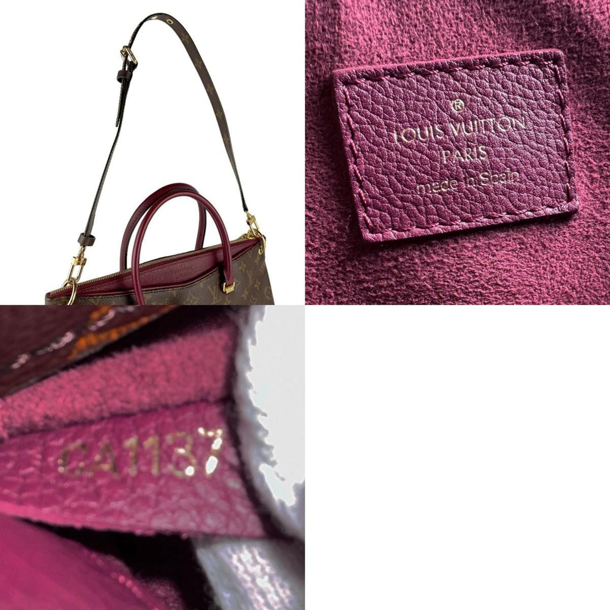 Louis Vuitton Louis Vuitton Monogram Pallas Canvas Handbag/Shoulder Bag, Women's, M42810 z8430 Size ONE SIZE - 5 Thumbnail