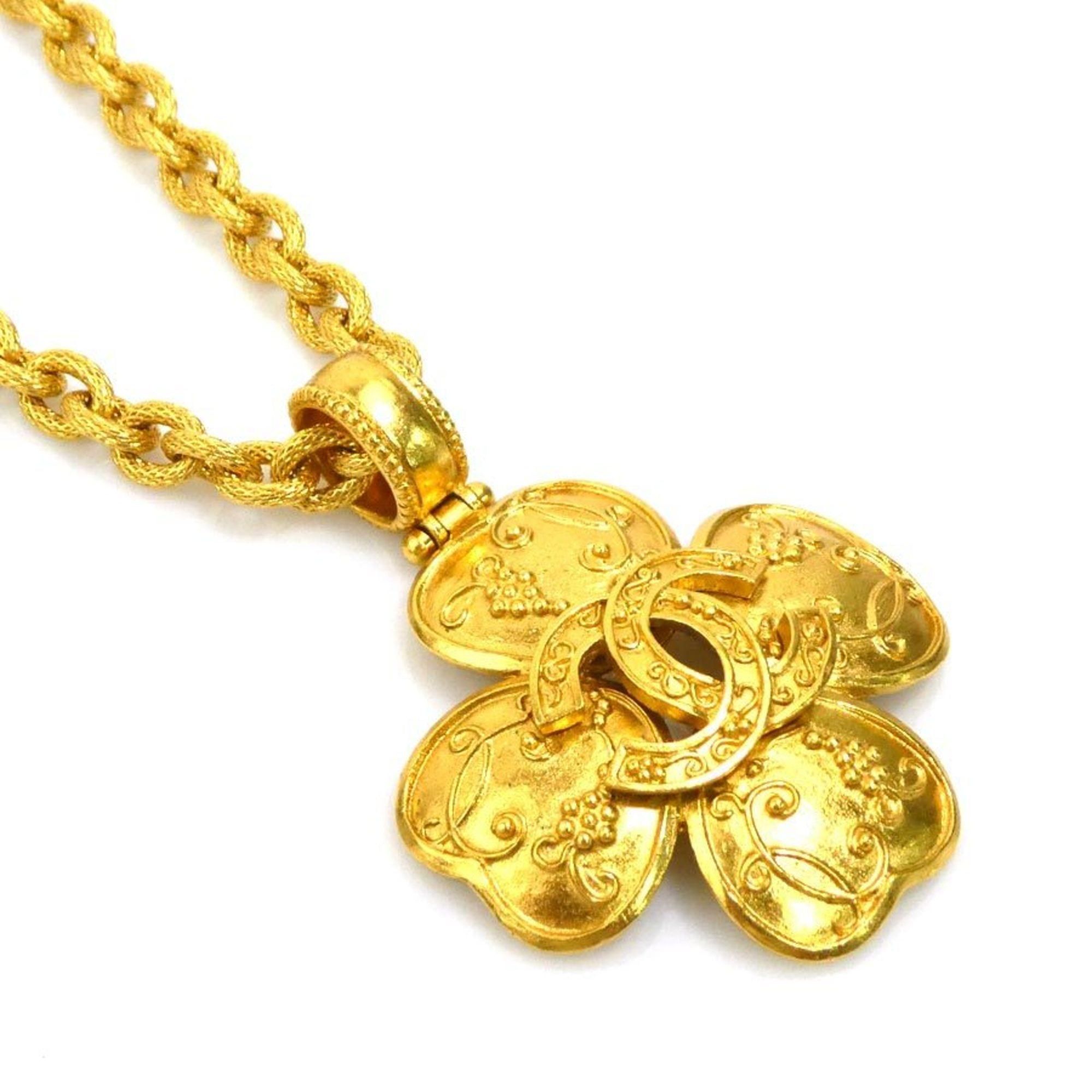 Chanel CHANEL Coco Mark Metal Gold Necklace for Women e61372j Size ONE SIZE - 2 Thumbnail