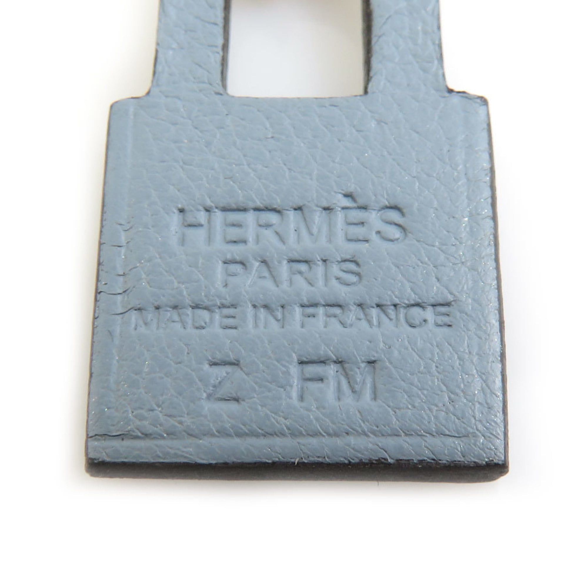Hermes Hermes Hermès O'Kelly PM Necklace in Metal/Leather, Pink Gold/Gray, Women's, e61351a Size ONE SIZE - 4 Thumbnail
