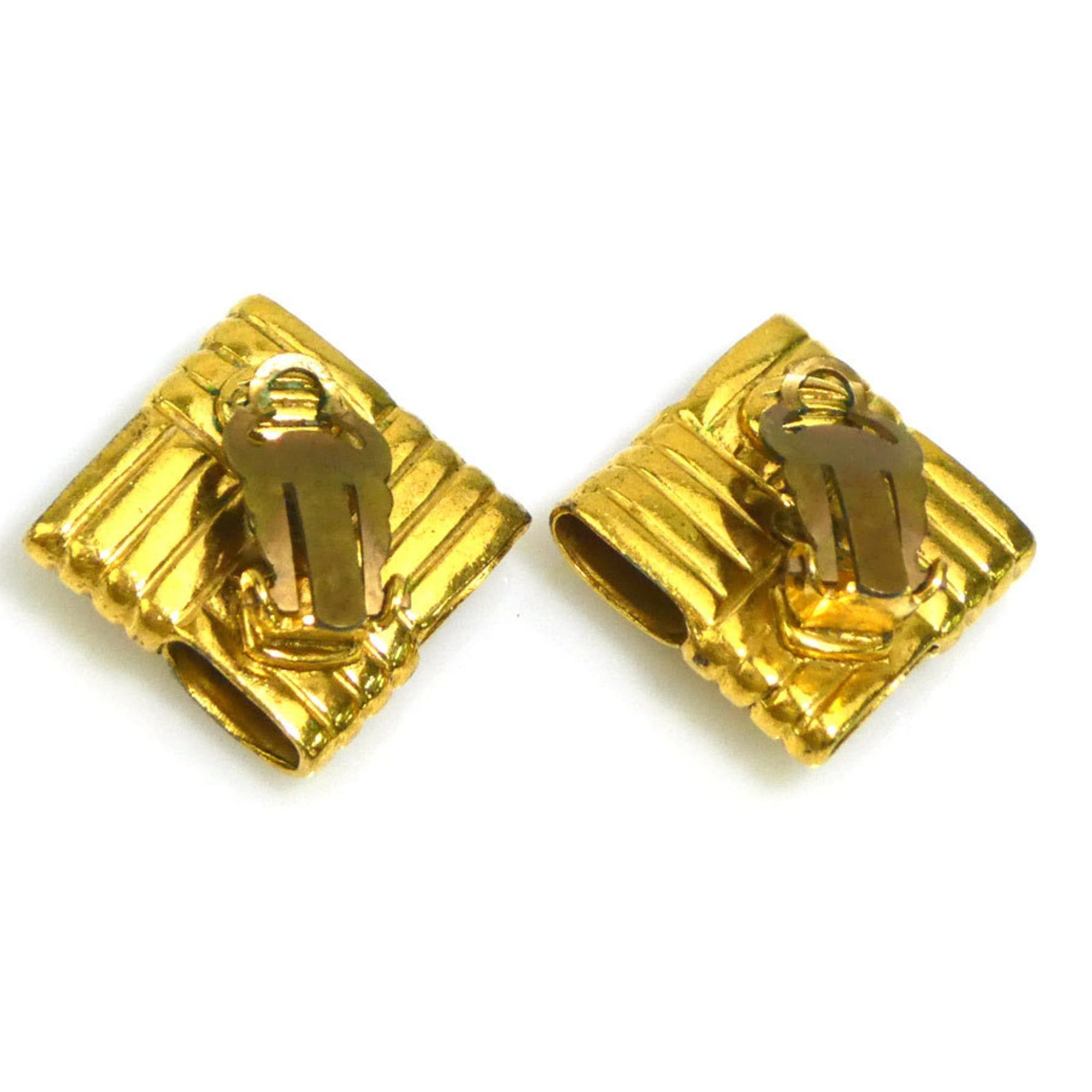 Chanel CHANEL Coco Mark Metal Gold Earrings for Women e61368j Size ONE SIZE - 4 Thumbnail