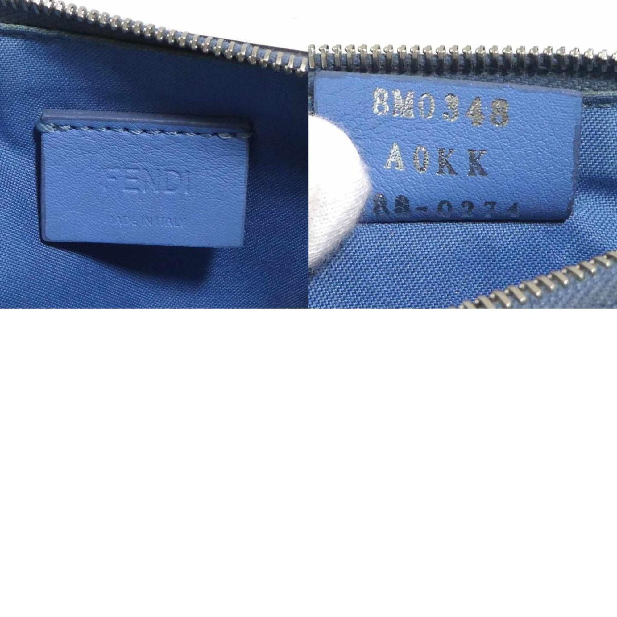 Fendi FENDI F-Is Leather Wallet with Coin Purse, Blue, Women's, 8M0348 A0KK, h31853g Size ONE SIZE - 5 Thumbnail