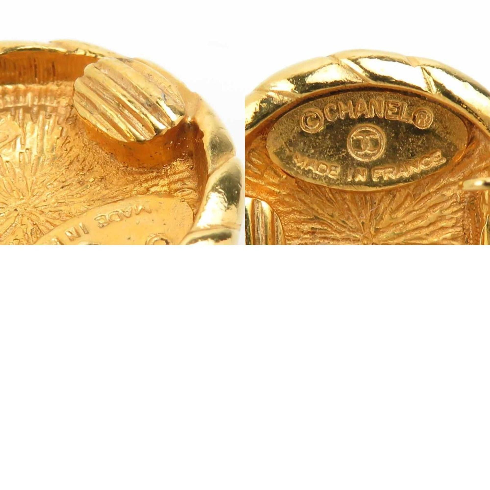 Chanel CHANEL Coco Mark Metal Gold Earrings for Women e61340i Size ONE SIZE - 5 Thumbnail