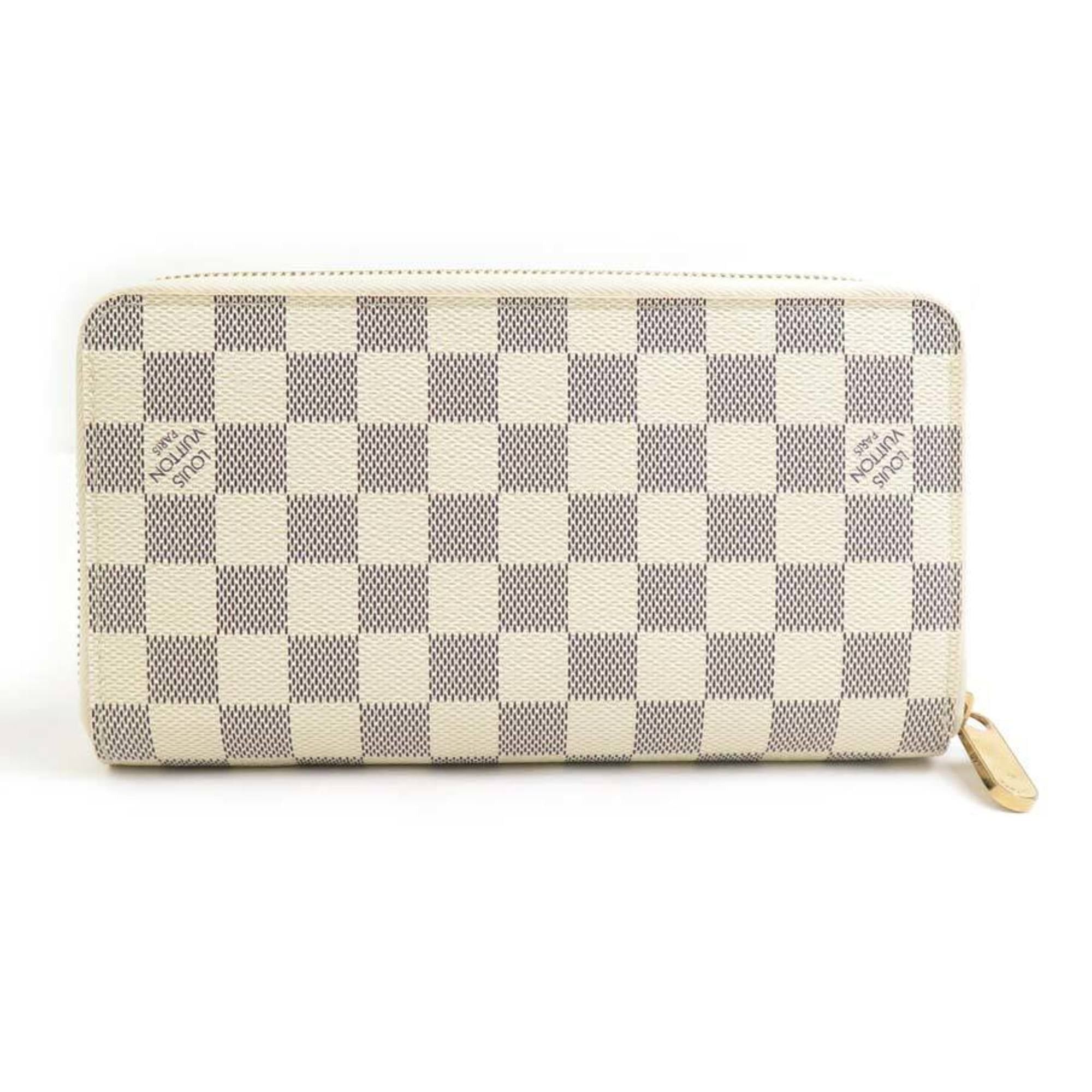 Louis Vuitton Louis Vuitton Zippy Organizer in Damier Azur Canvas, Ivory, Men's, N60012, r10963i Size ONE SIZE - 2 Thumbnail