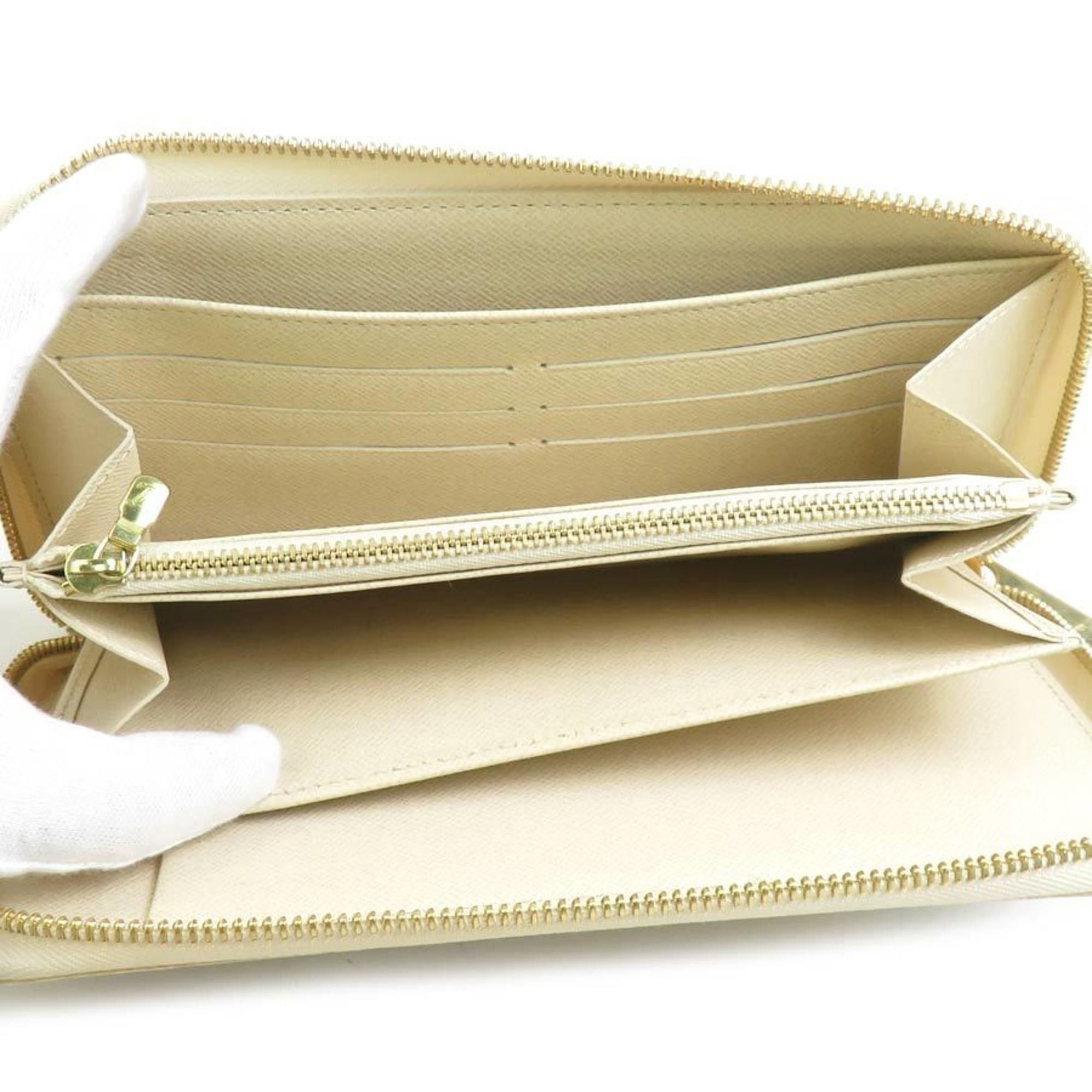 Louis Vuitton Louis Vuitton Zippy Organizer in Damier Azur Canvas, Ivory, Men's, N60012, r10963i Size ONE SIZE - 3 Thumbnail
