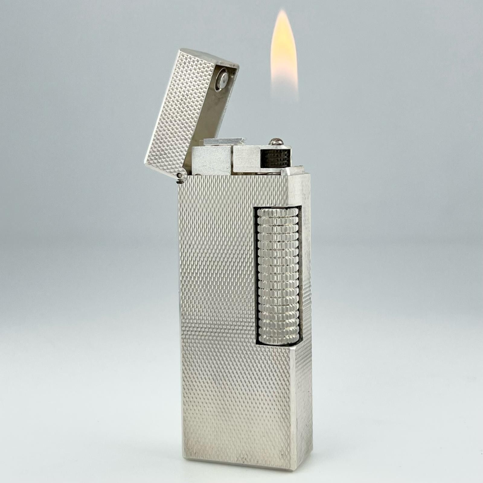 Other Dunhill Dunhill All-Over Pattern Lighter Smoking Accessory Metal Lighter DUTY FREE for USA Size ONE SIZE - 4 Thumbnail