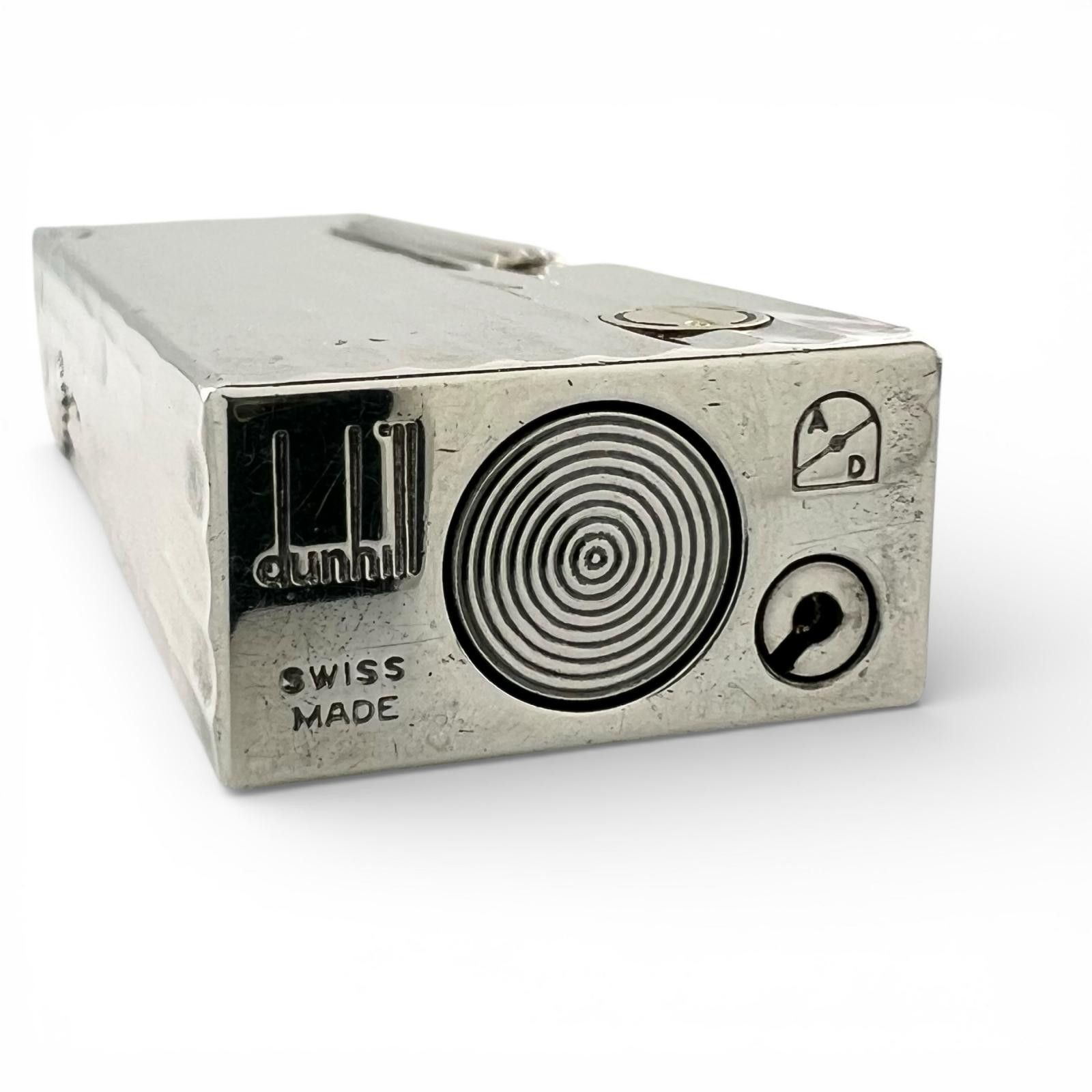 Other Dunhill Dunhill Square Line Pattern Lighter Smoking Accessory Metal Lighter DUTY FREE for USA Size ONE SIZE - 7 Thumbnail