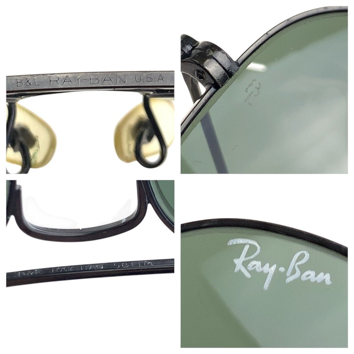 Other Ray-Ban Ray-Ban Aviator Metal Sunglasses Metal Sunglasses 58□14 DUTY FREE for USA Size ONE SIZE - 8 Thumbnail