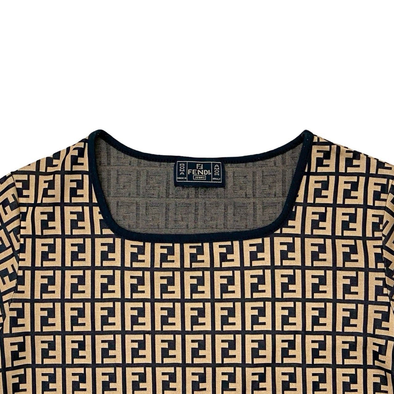 Fendi Fendi Fendi Zucca Polyester Spandex Top Textile Tops DUTY FREE for USA Size ONE SIZE - 3 Thumbnail