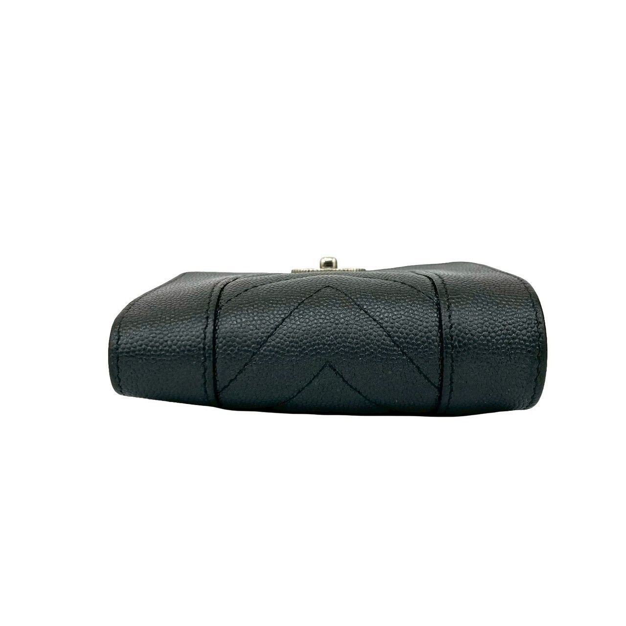 Chanel Chanel CHANEL Mademoiselle Caviar Skin Trifold Wallet Leather Short Wallet DUTY FREE for USA Size ONE SIZE - 4 Thumbnail