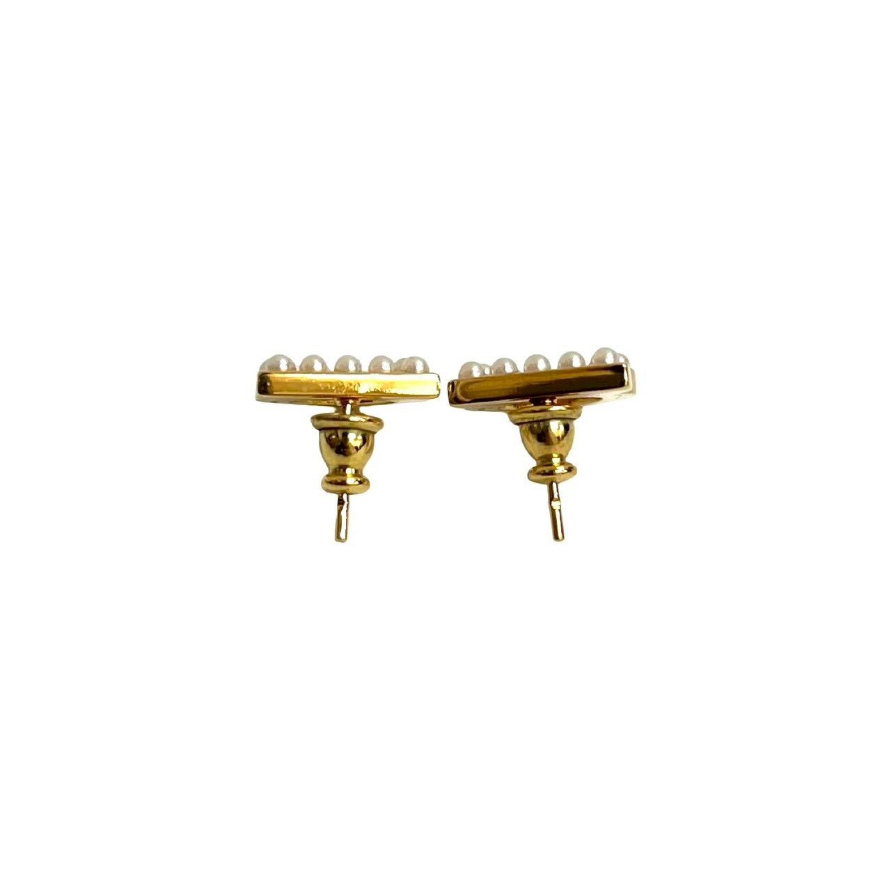 Salvatore Ferragamo Salvatore Ferragamo Salvatore Ferragamo Gancini Pearl Crystal Earrings Metal Earrings DUTY FREE for USA Size ONE SIZE - 7 Thumbnail