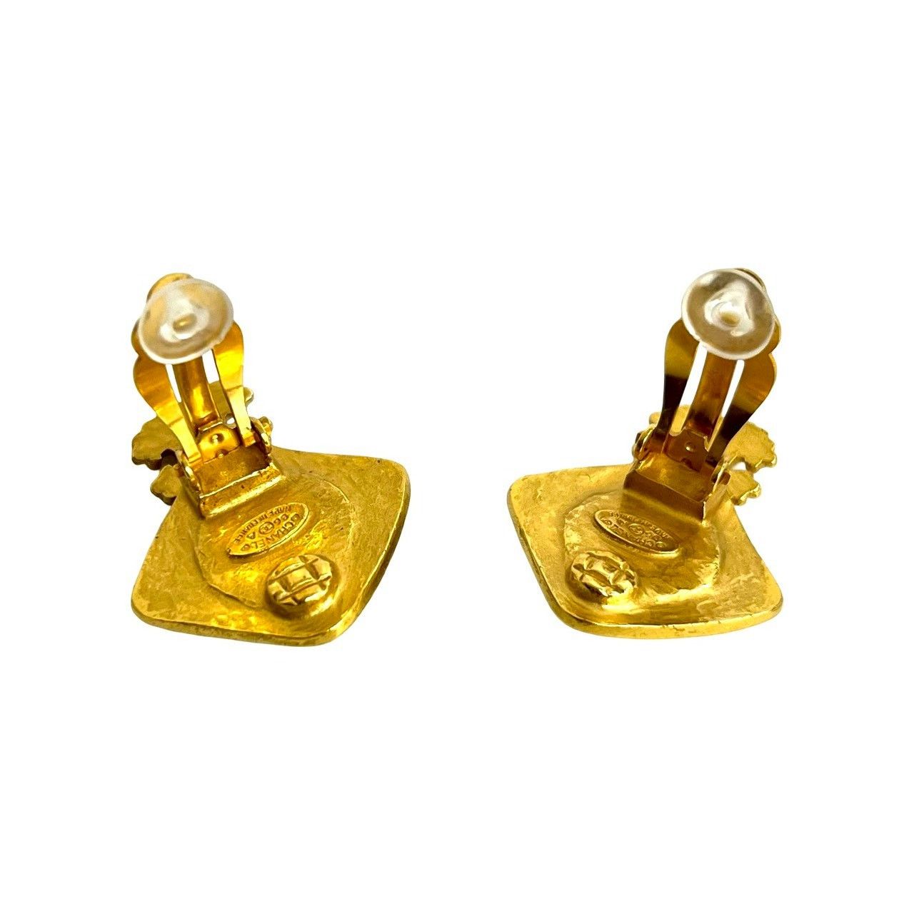 Chanel Chanel Chanel Coco Mark Earrings Metal Earrings 96A DUTY FREE for USA Size ONE SIZE - 8 Thumbnail