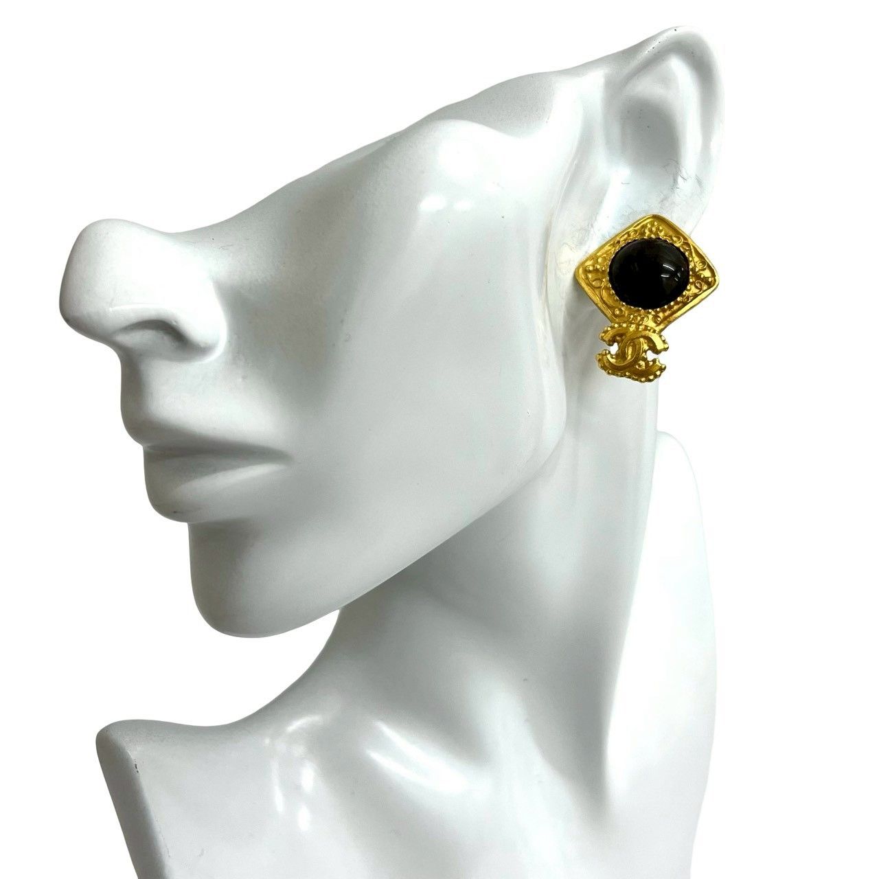 Chanel Chanel Chanel Coco Mark Earrings Metal Earrings 96A DUTY FREE for USA Size ONE SIZE - 2 Thumbnail