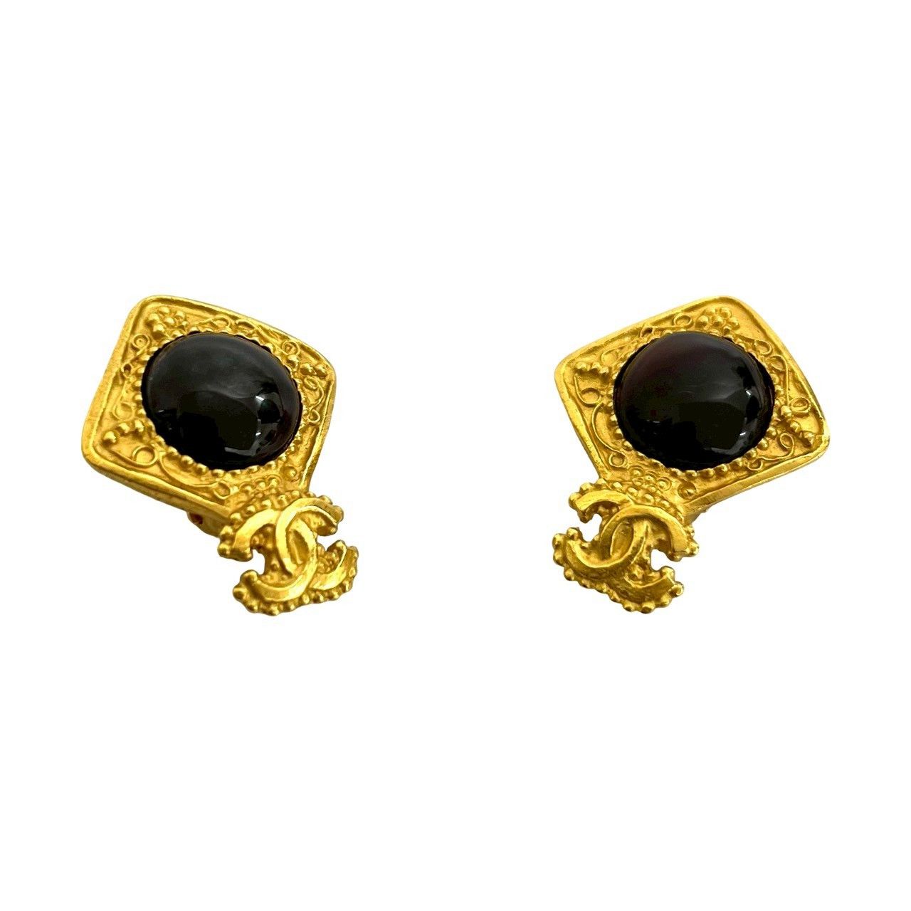 Chanel Chanel Chanel Coco Mark Earrings Metal Earrings 96A DUTY FREE for USA Size ONE SIZE - 6 Thumbnail