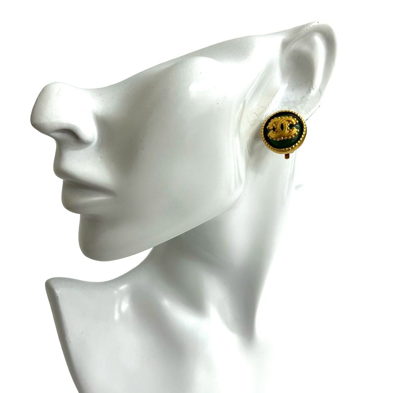 Chanel Chanel Chanel Vintage Coco Mark Earrings Metal Earrings 96A DUTY FREE for USA Size ONE SIZE - 2 Thumbnail