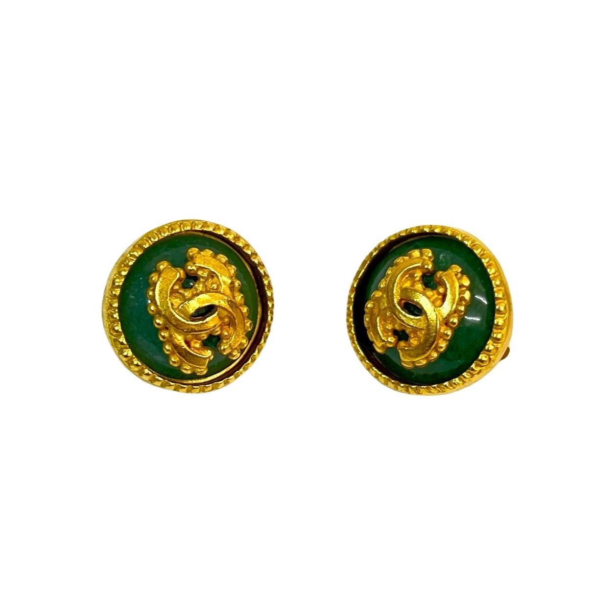 Chanel Chanel Chanel Vintage Coco Mark Earrings Metal Earrings 96A DUTY FREE for USA Size ONE SIZE - 6 Thumbnail