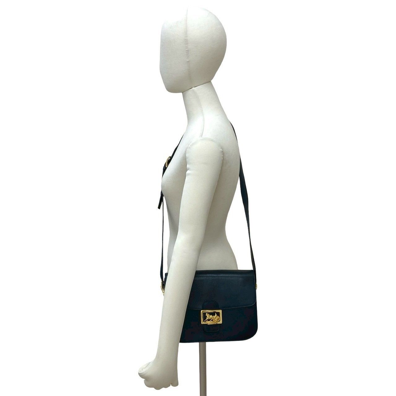 Celine Celine Celine Carriage Hardware Calf Leather Shoulder Bag Leather Shoulder Bag DUTY FREE for USA Size ONE SIZE - 3 Thumbnail