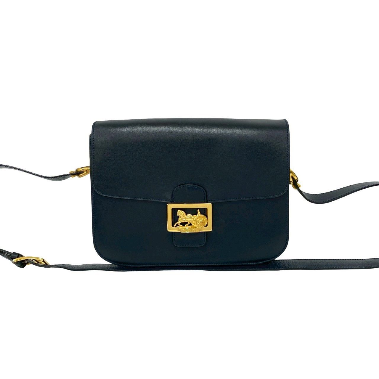 Celine Celine Celine Carriage Hardware Calf Leather Shoulder Bag Leather Shoulder Bag DUTY FREE for USA Size ONE SIZE - 2 Thumbnail
