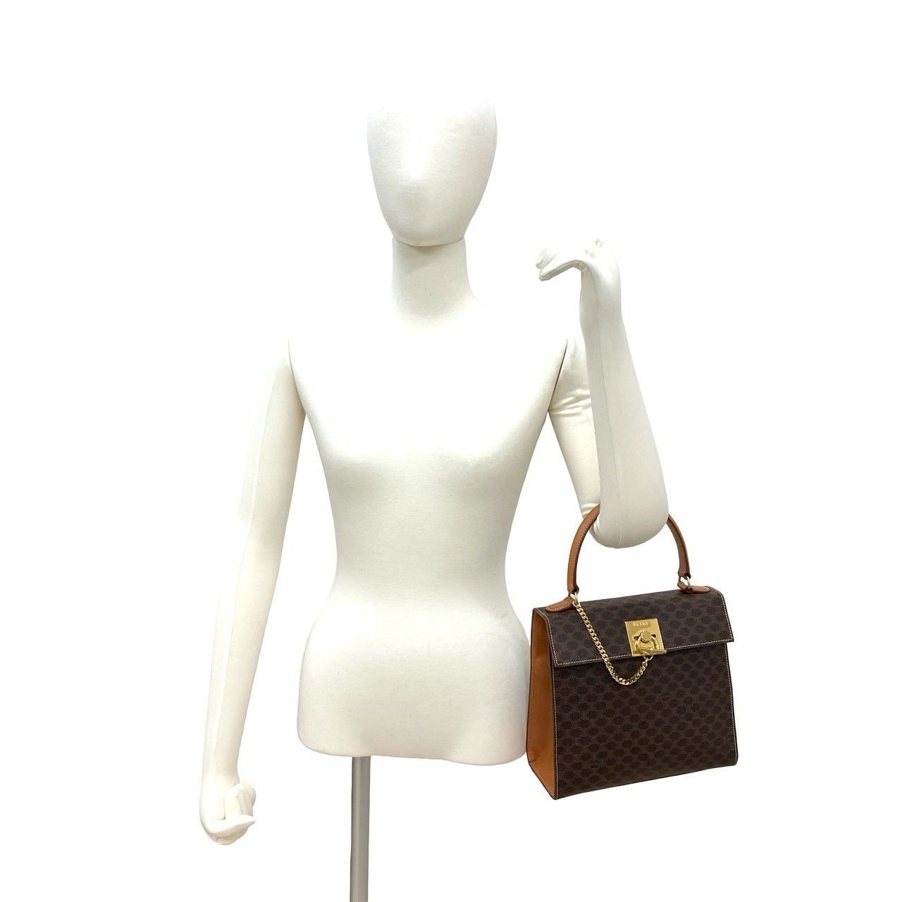Celine Celine Celine Macadam PVC Leather Handbag Leather Handbag DUTY FREE for USA Size ONE SIZE - 3 Thumbnail