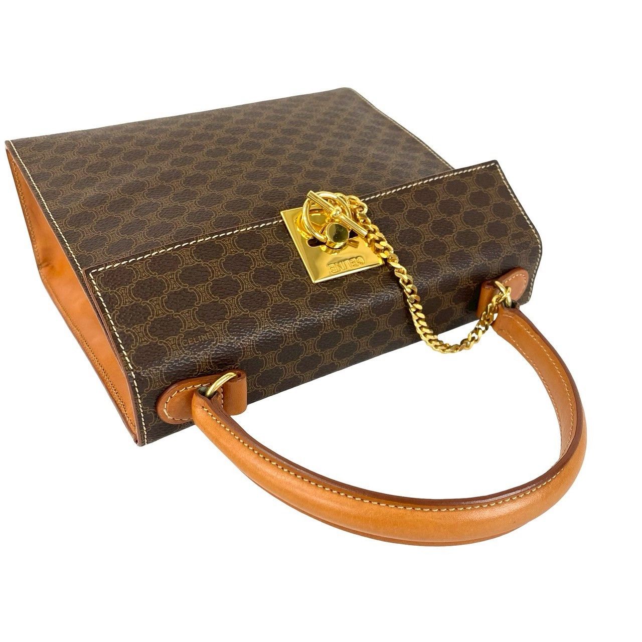 Celine Celine Celine Macadam PVC Leather Handbag Leather Handbag DUTY FREE for USA Size ONE SIZE - 5 Thumbnail