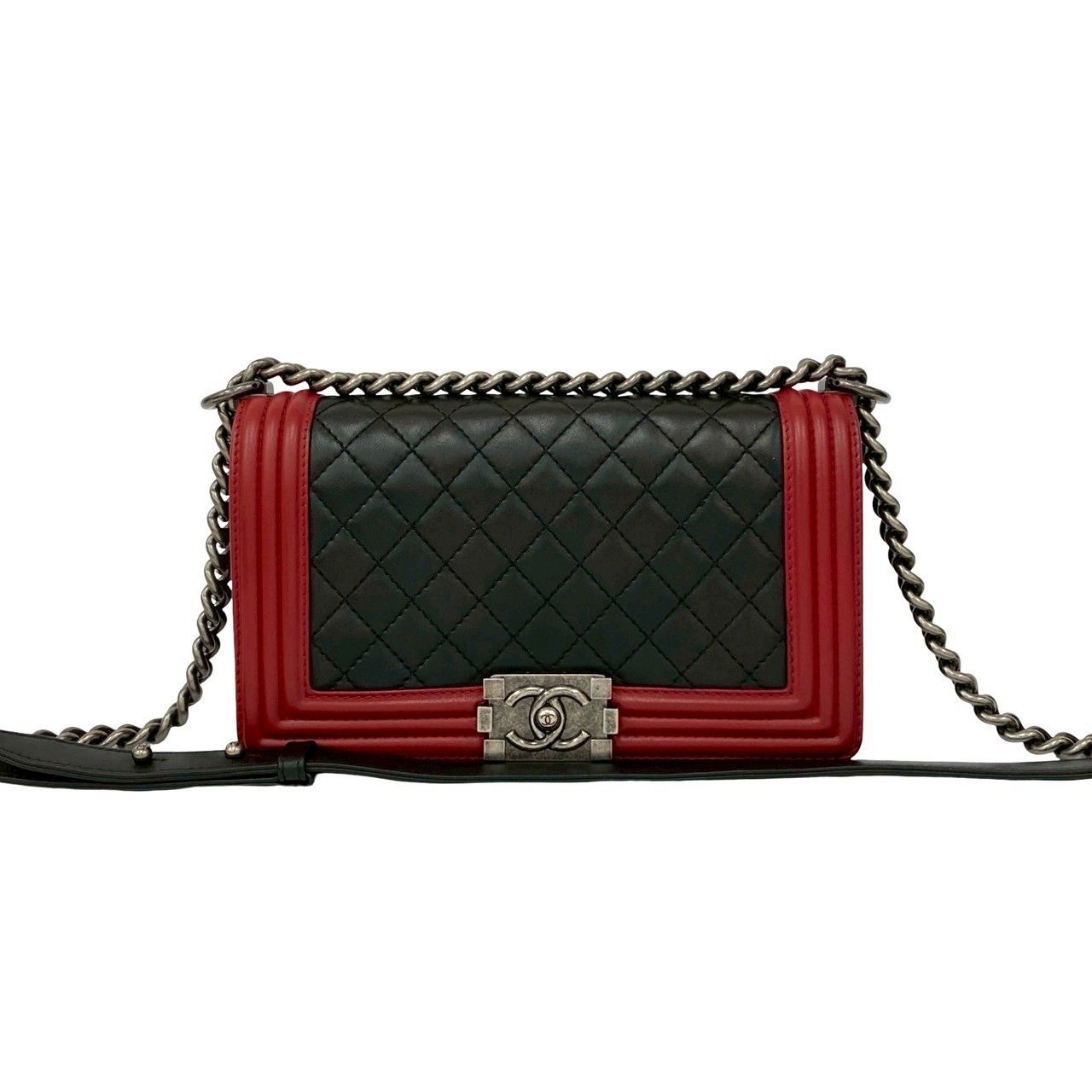 Chanel Chanel Chanel Boy Chanel Lambskin Shoulder Bag Leather Shoulder Bag DUTY FREE for USA Size ONE SIZE - 2 Thumbnail