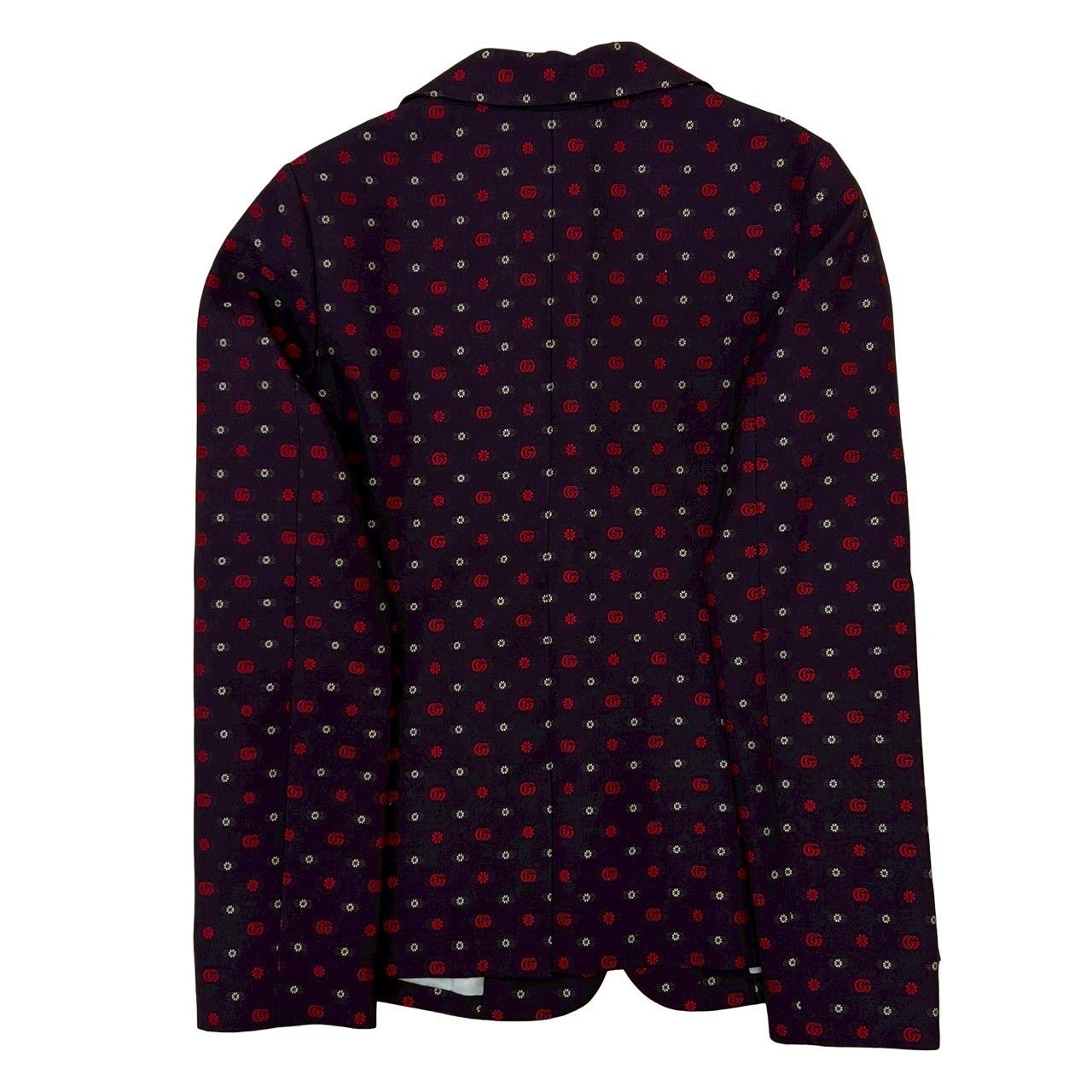 Gucci Gucci Gucci GG Flower Wool Cotton Tailored Jacket Textile Outerwear DUTY FREE for USA Size ONE SIZE - 3 Thumbnail