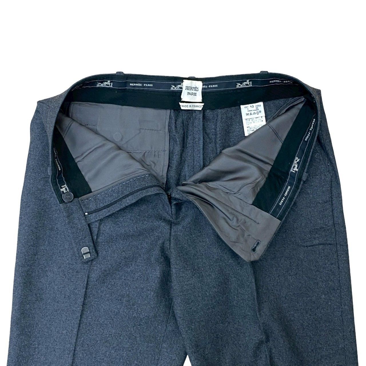 Hermes Hermes Hermès 40 Wool Trousers Textile Bottoms DUTY FREE for USA Size ONE SIZE - 4 Thumbnail