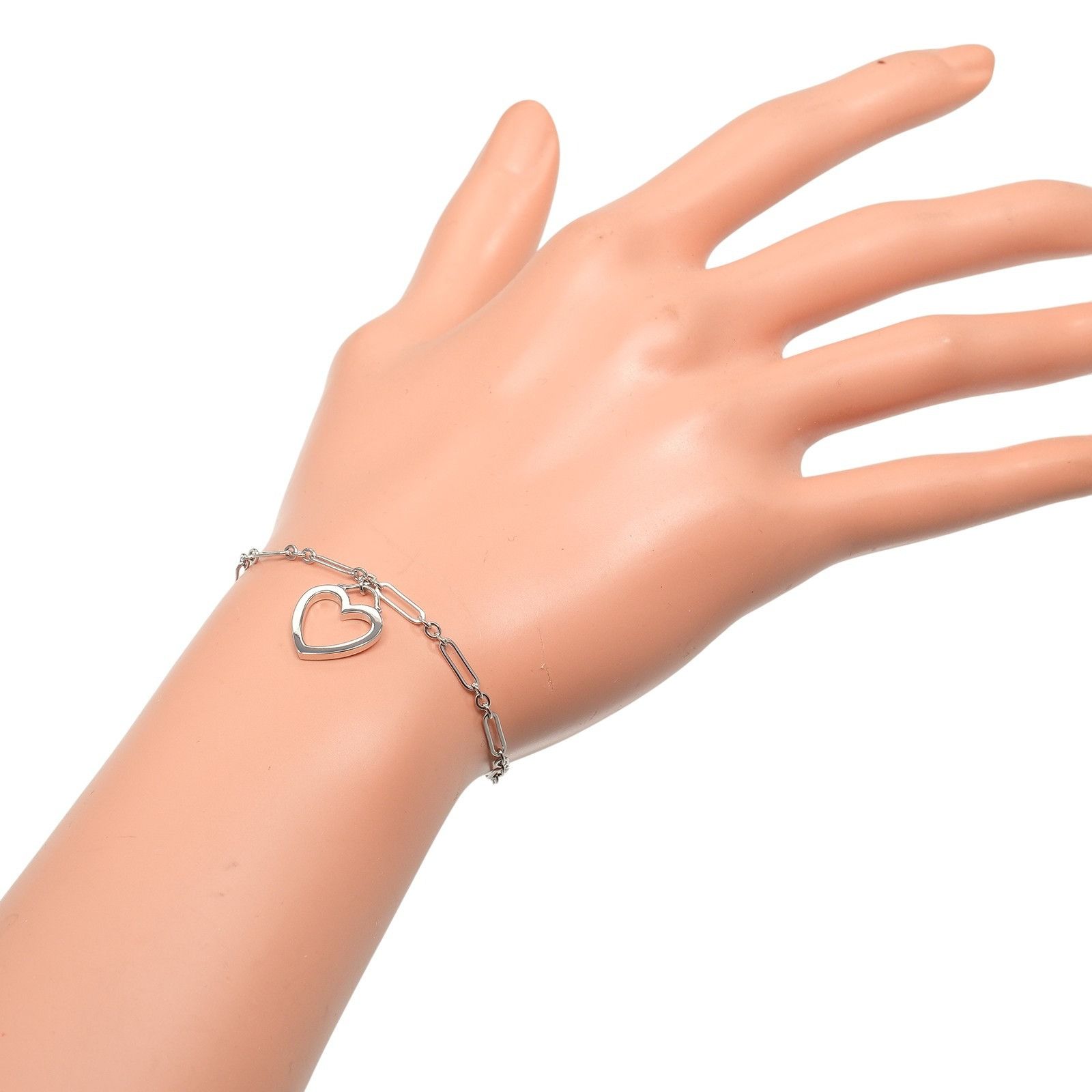 Tiffany & Co. Tiffany & Co. Tiffany Sentimental Heart Au750 White Gold Bracelet Precious Metal Bracelet DUTY FREE for USA Size ONE SIZE - 2 Thumbnail
