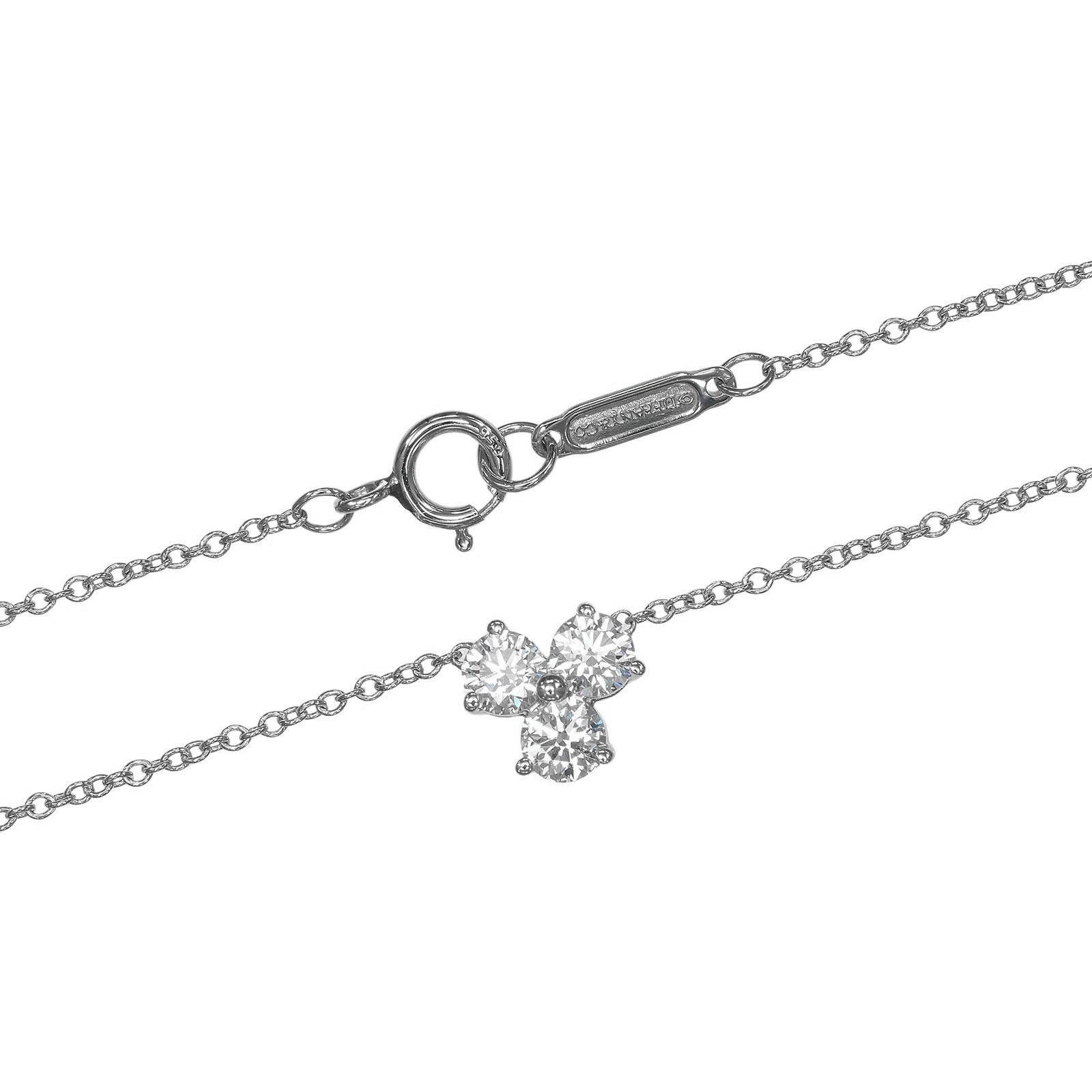 Tiffany & Co. Tiffany & Co. TIFFANY&Co. Aria Pt950 Platinum Diamond Necklace Precious Metal Necklace DUTY FREE for USA Size ONE SIZE - 5 Thumbnail