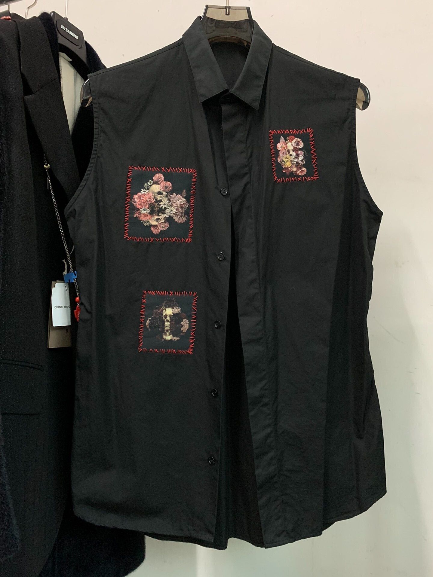 Dior DIOR HOMME Skull Oversized Sleeveless Shirt Size US M / EU 48-50 / 2 - 2 Thumbnail