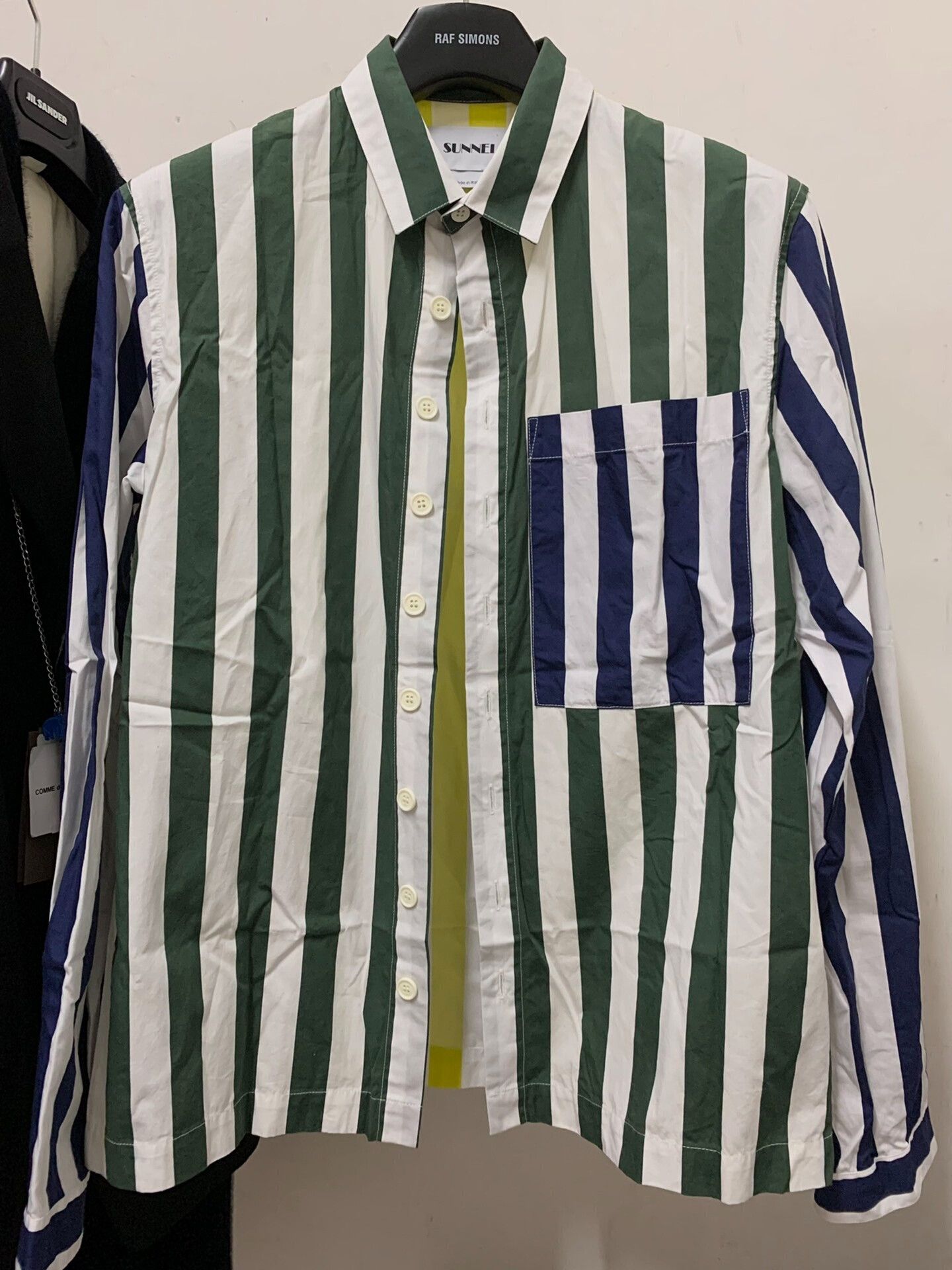 Sunnei SUNNEI Striped Colorblock Shirt SS18 Size US M / EU 48-50 / 2 - 2 Thumbnail